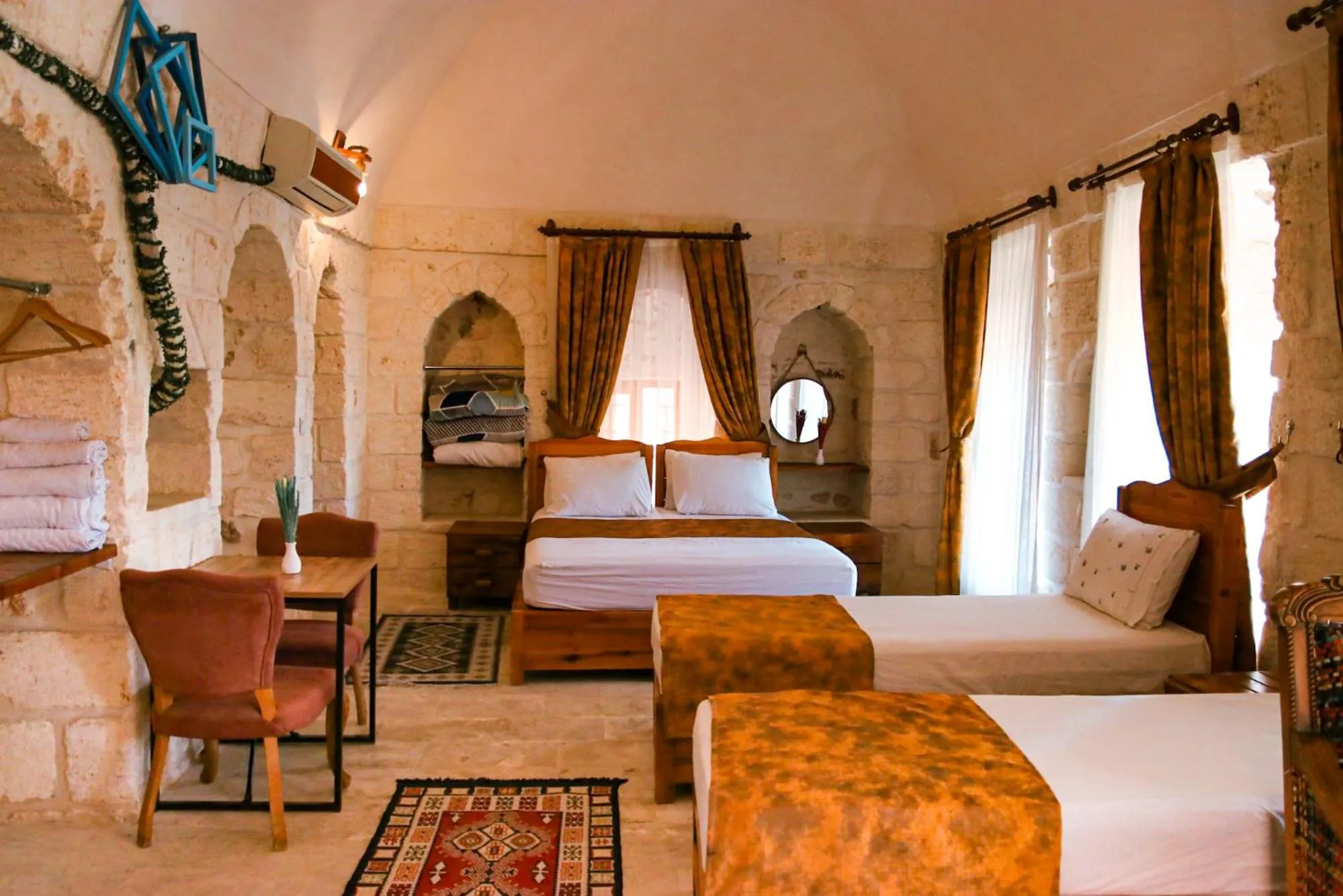 Bed in Mons Masius Hotel Teras