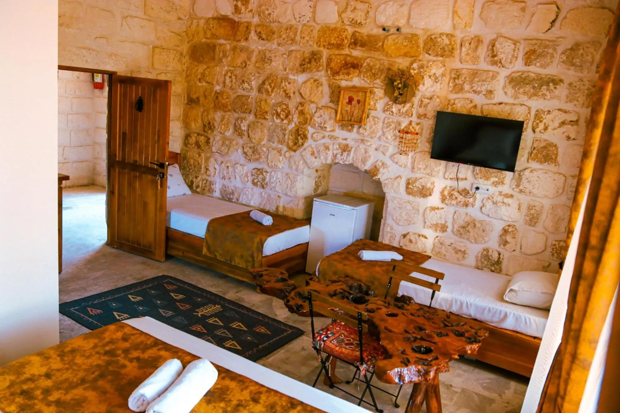 Seating area in Mons Masius Hotel Teras