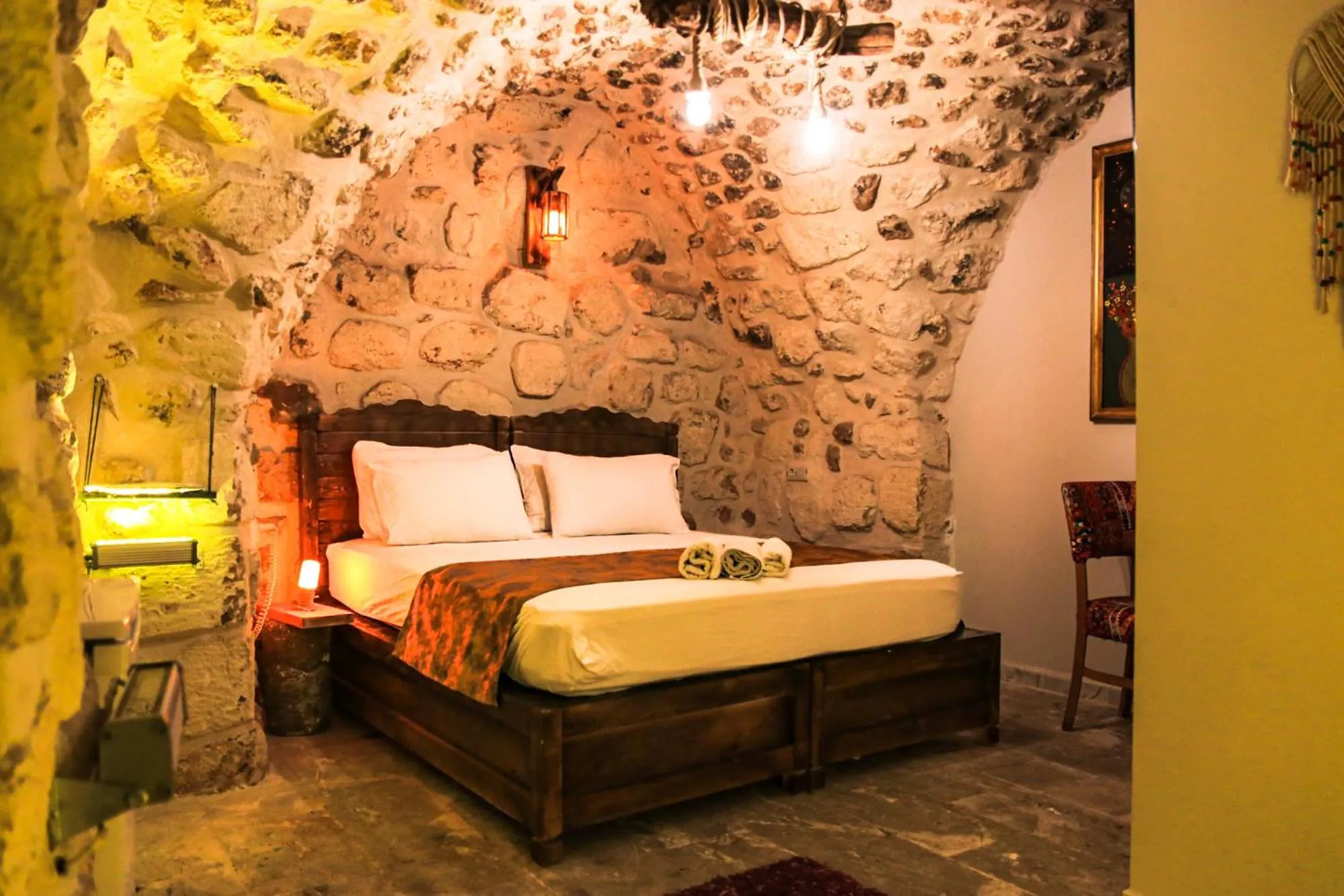 Bed in Mons Masius Hotel Teras