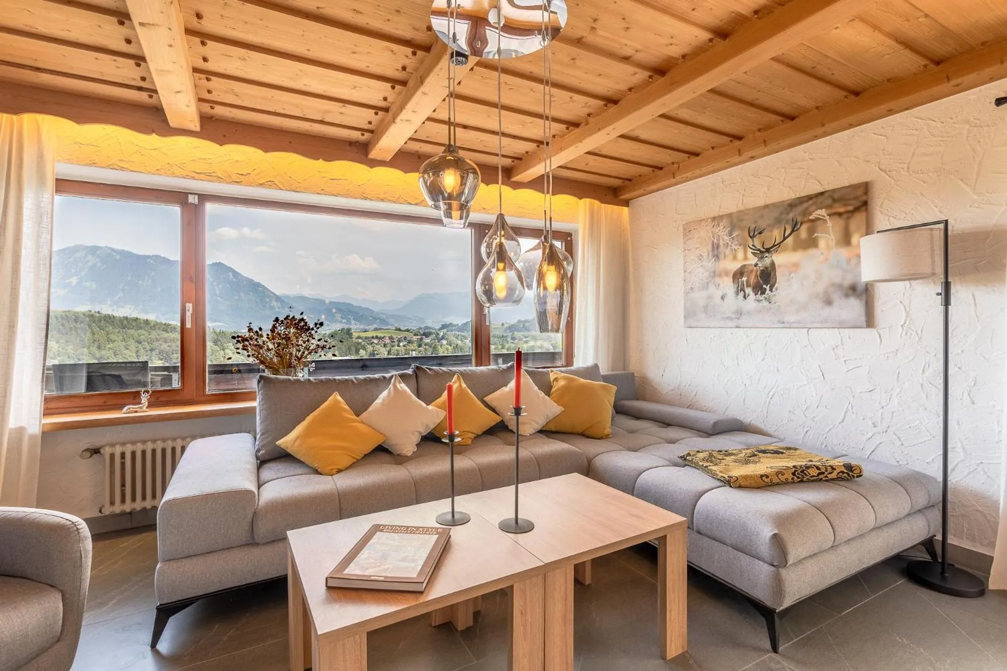 Living room in Chalet Alpenpanorama