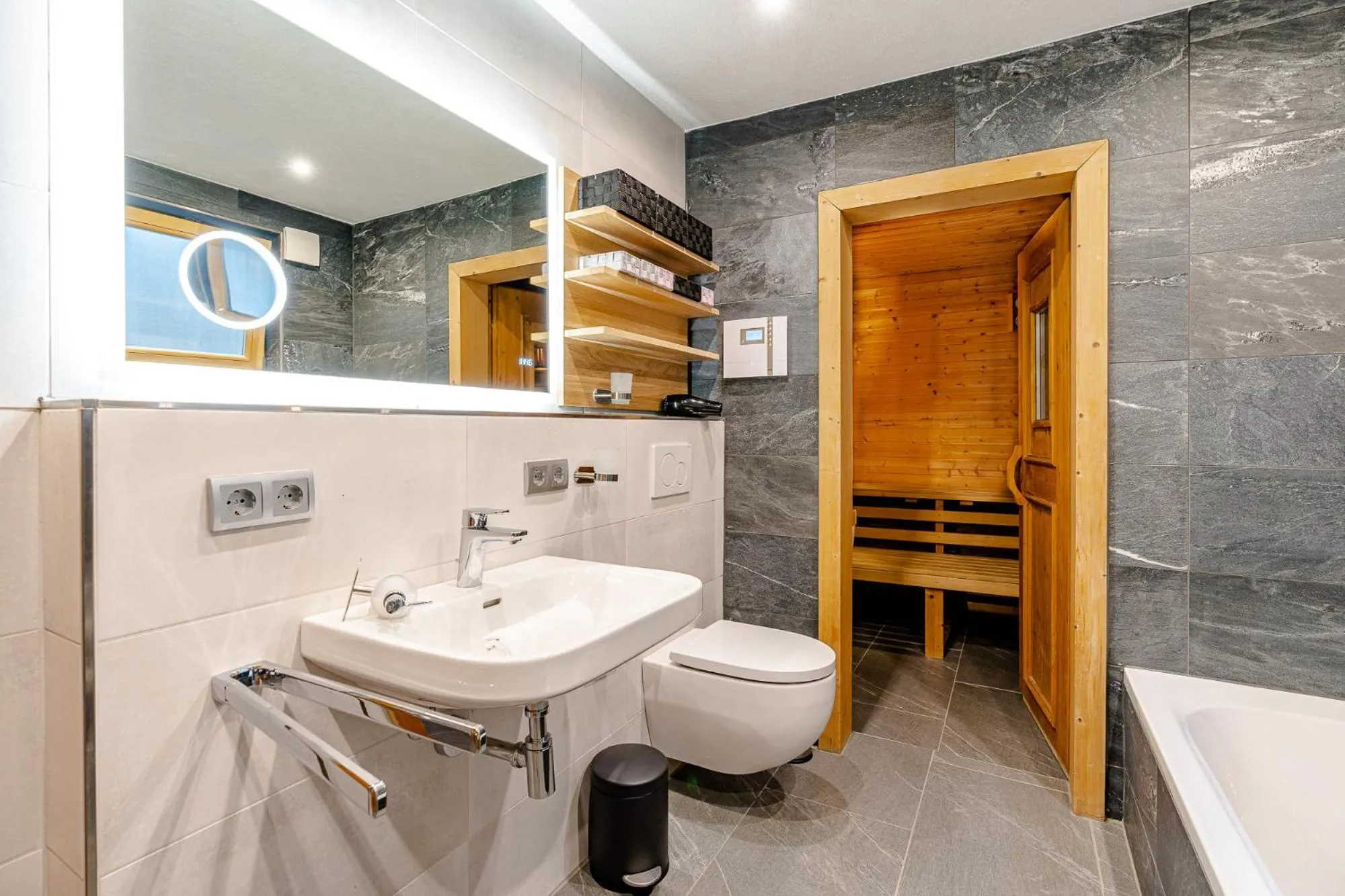Bathroom in Chalet Alpenpanorama