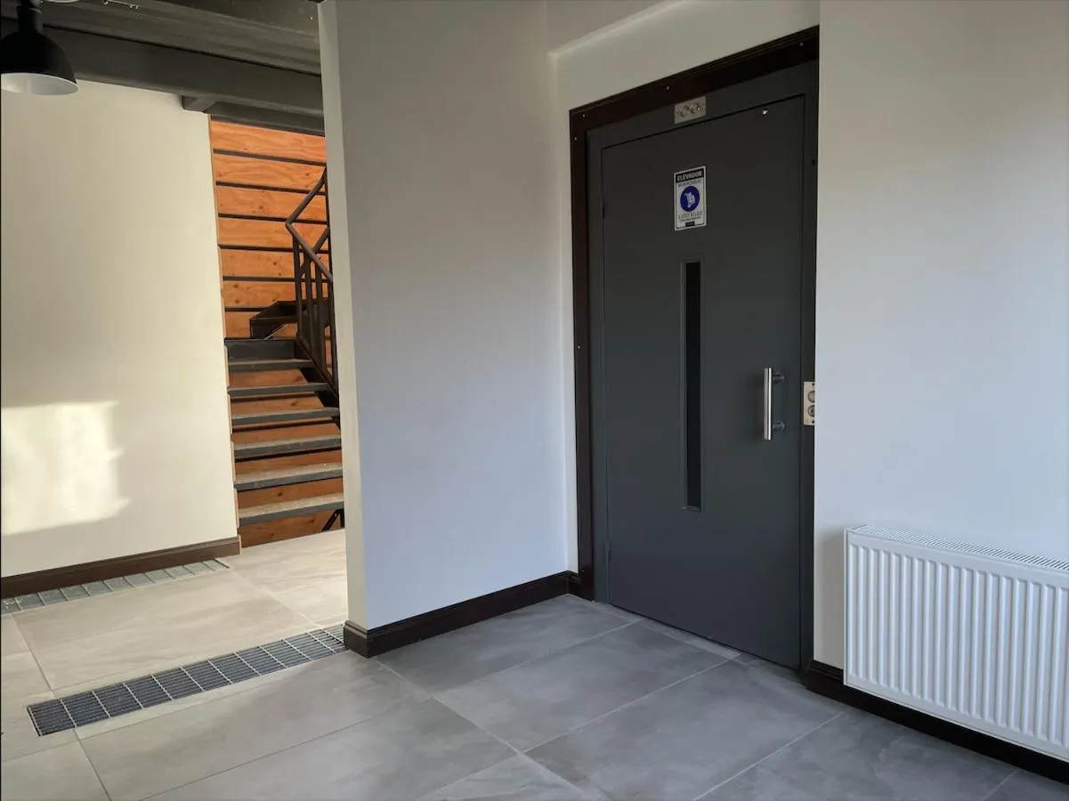 elevator in Hotel Big Sur