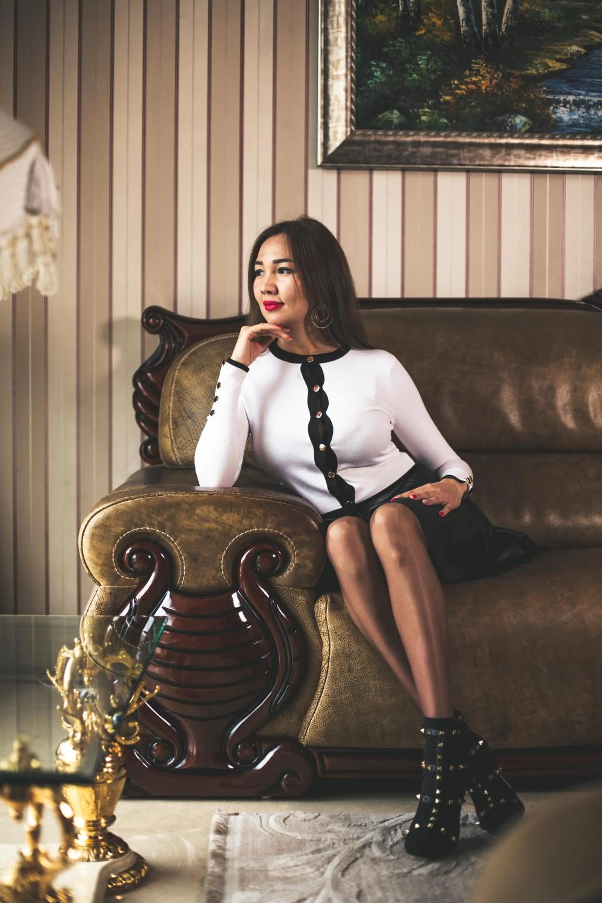 Living room in Latanya Palm & SPA Airport Antalya