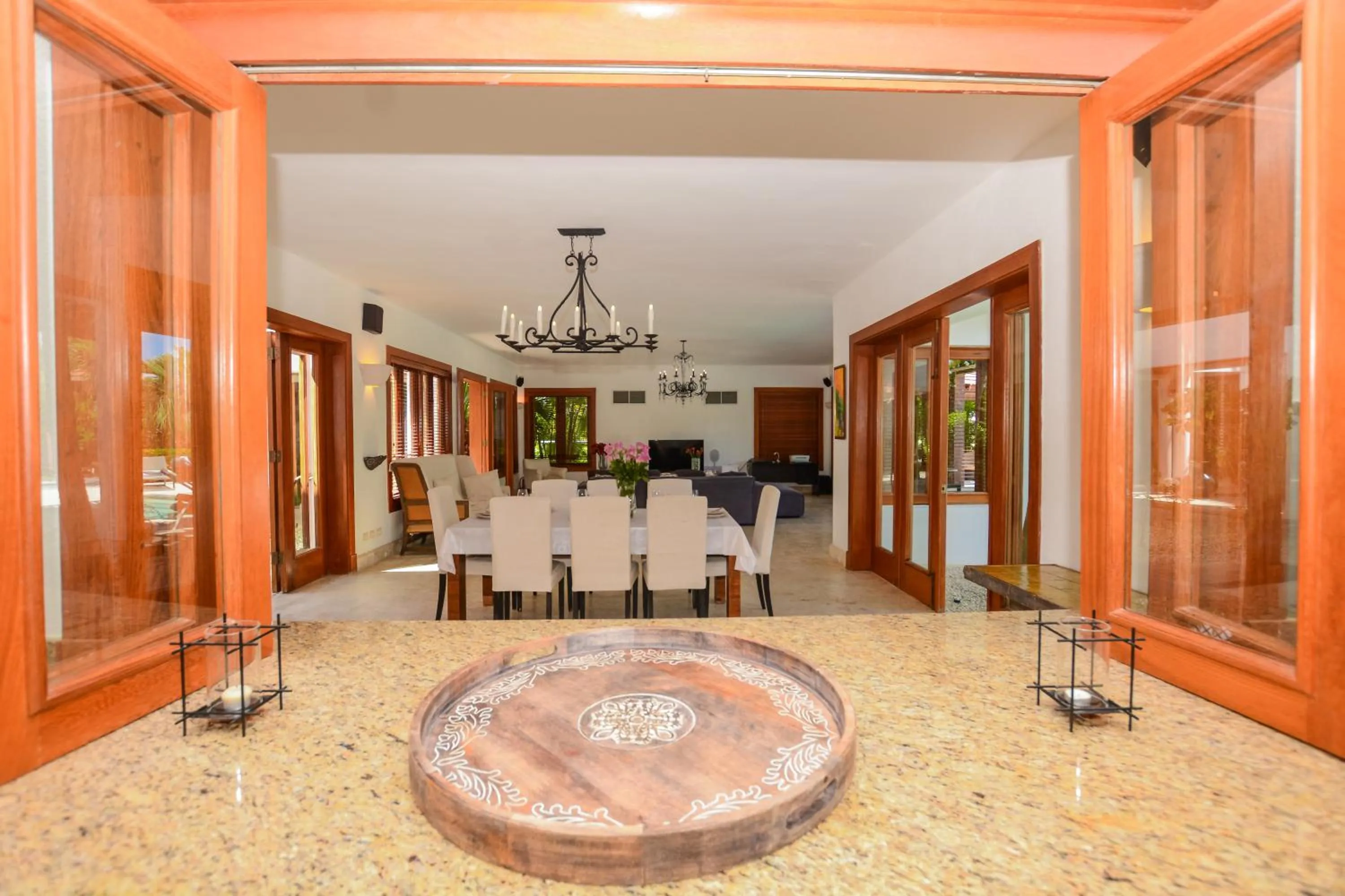 Living room in Private Pool Villa in PuntaCana Resort & Club