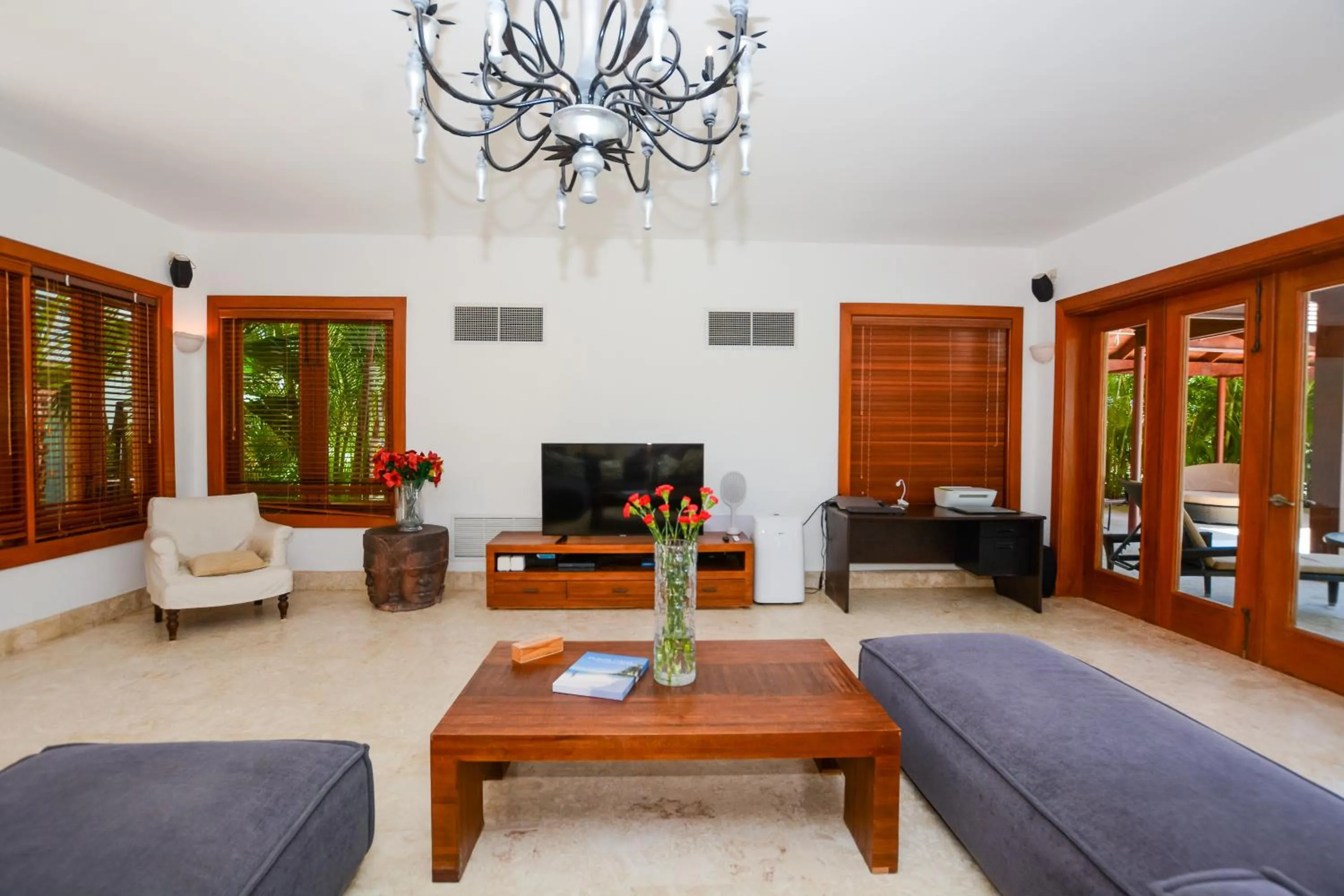 TV and multimedia in Private Pool Villa in PuntaCana Resort & Club