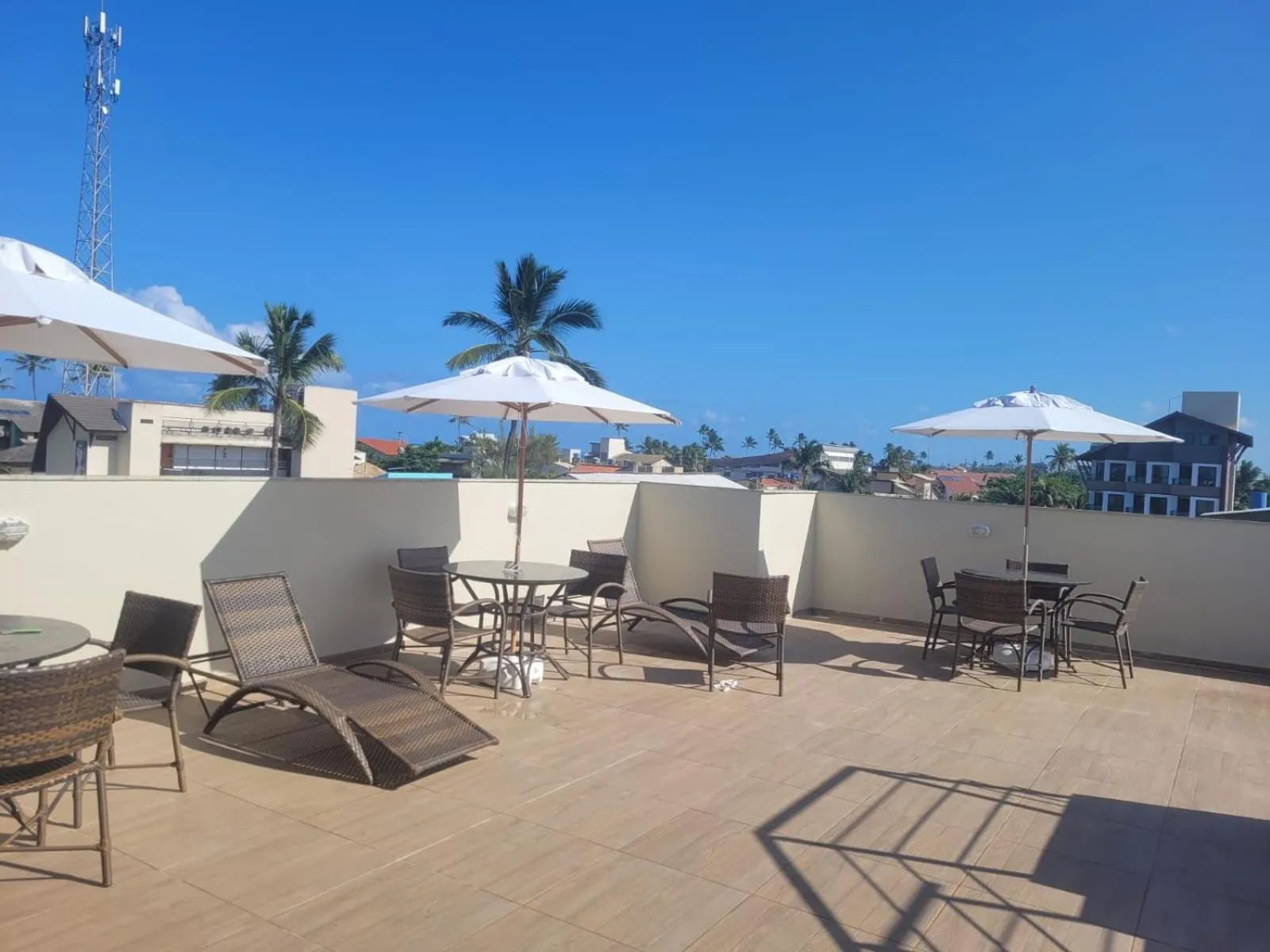 Balcony/Terrace in Pousada Jardins Tropical