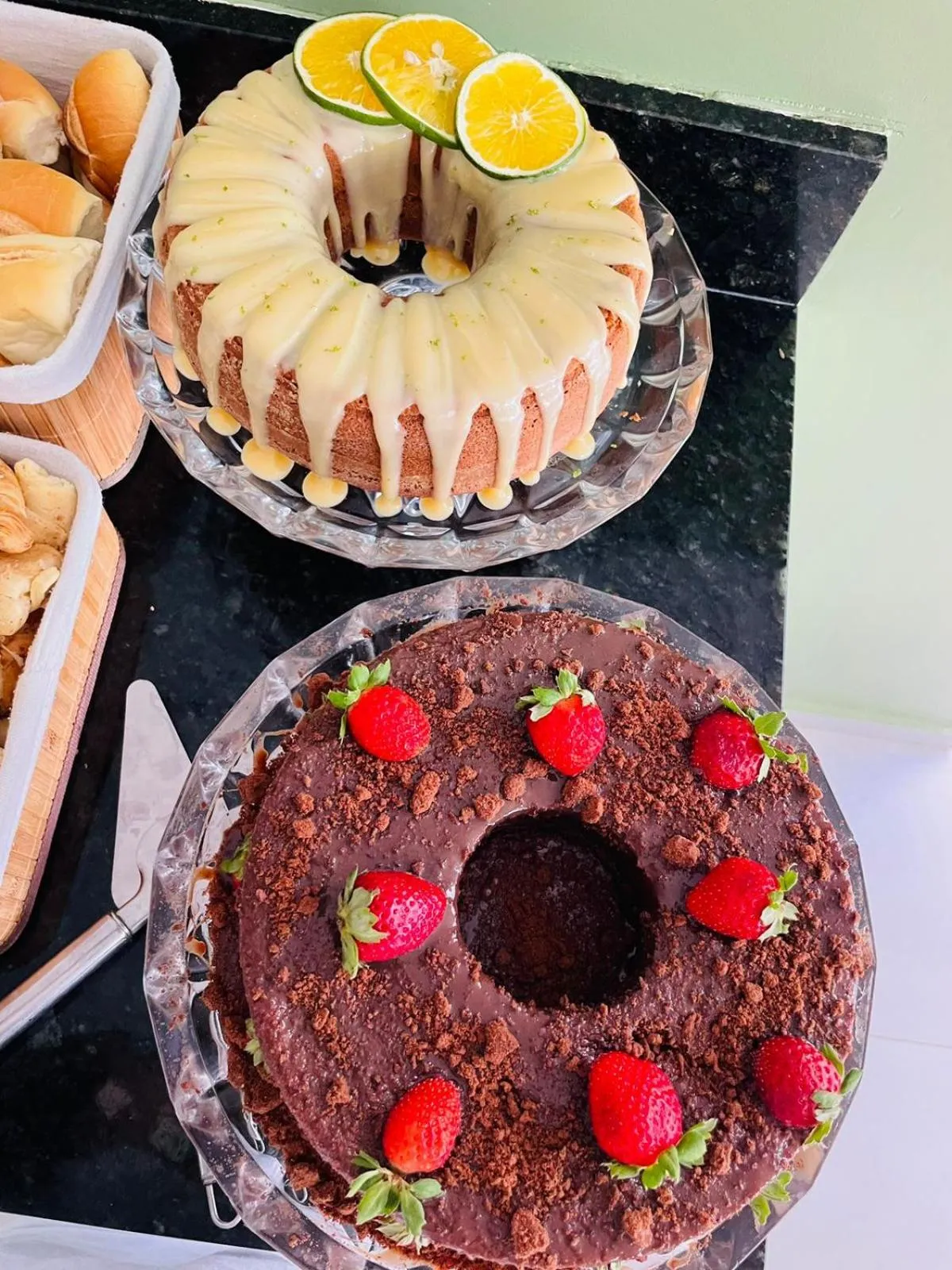 Breakfast in Pousada Jardins Tropical