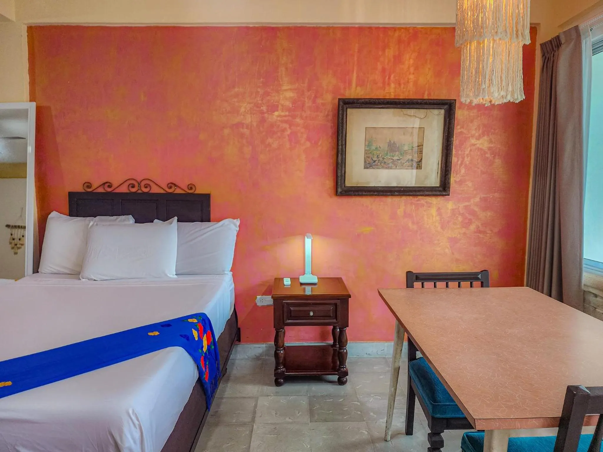 Seating area, Bed in Antillas