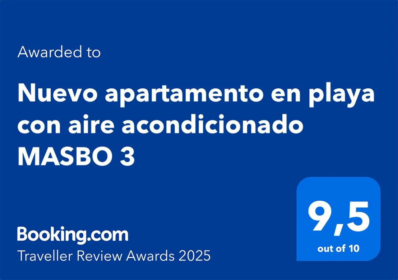 Nuevo apartamento en playa con aire acondicionado MASBO 3