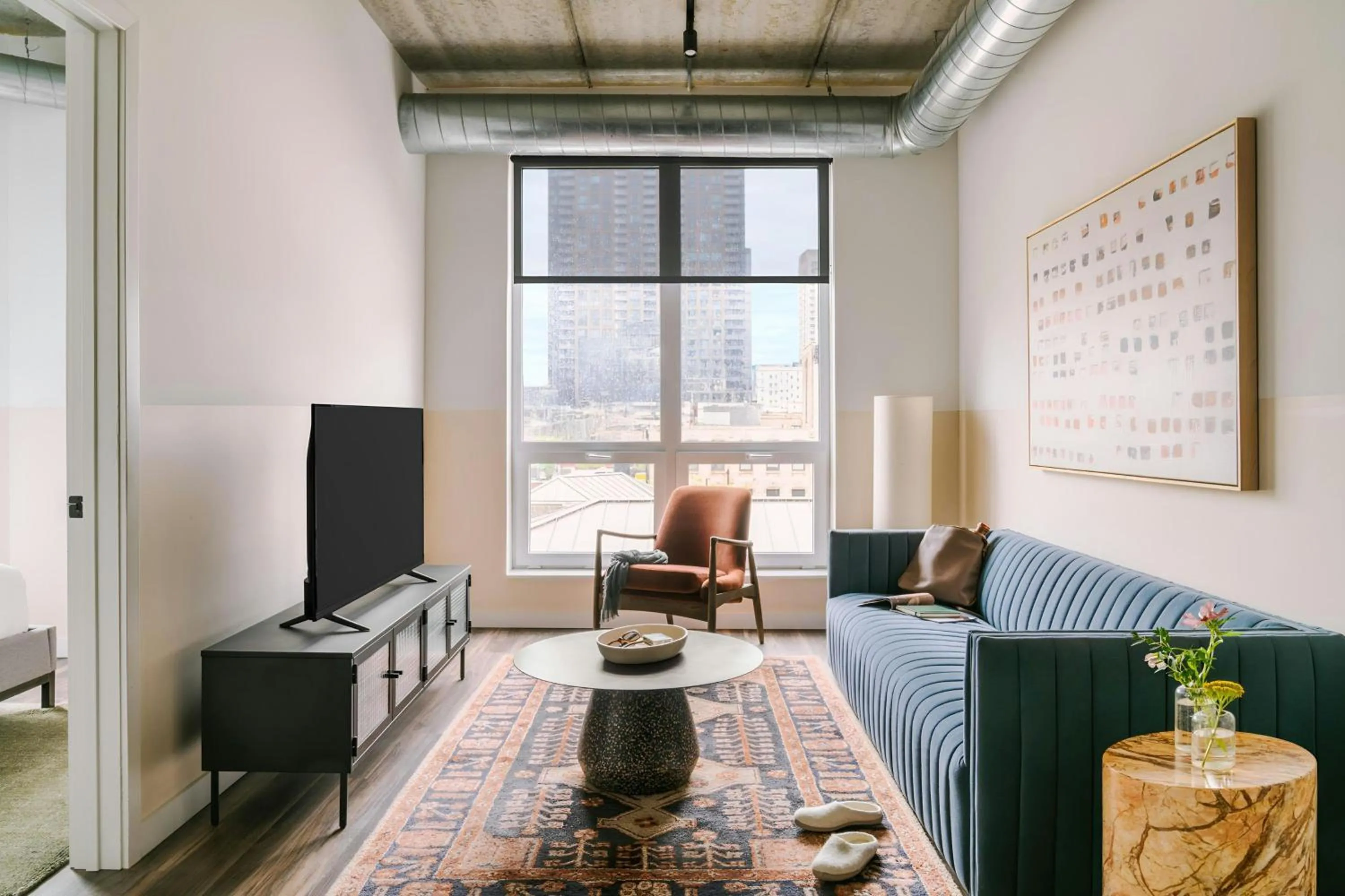 Living room in Sonder by Marriott Bonvoy The Opal Apartments River North