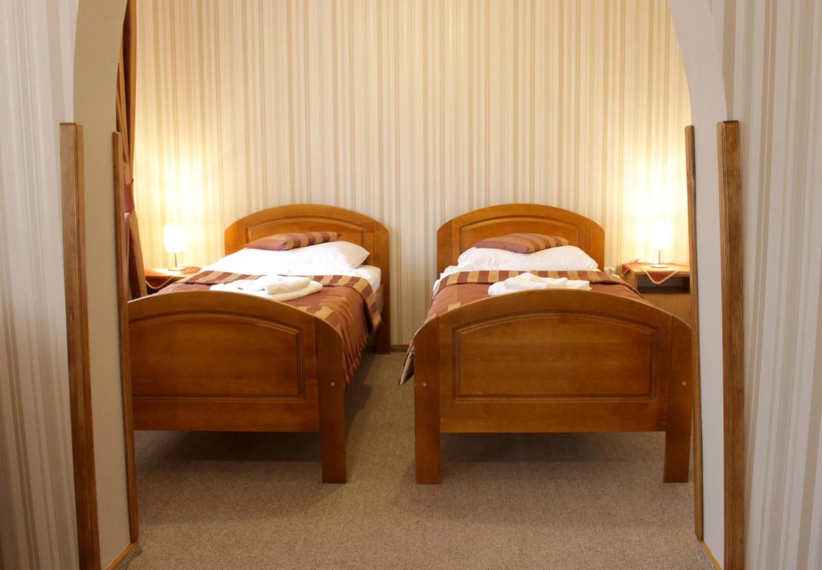 Bed in Hotel Dukat
