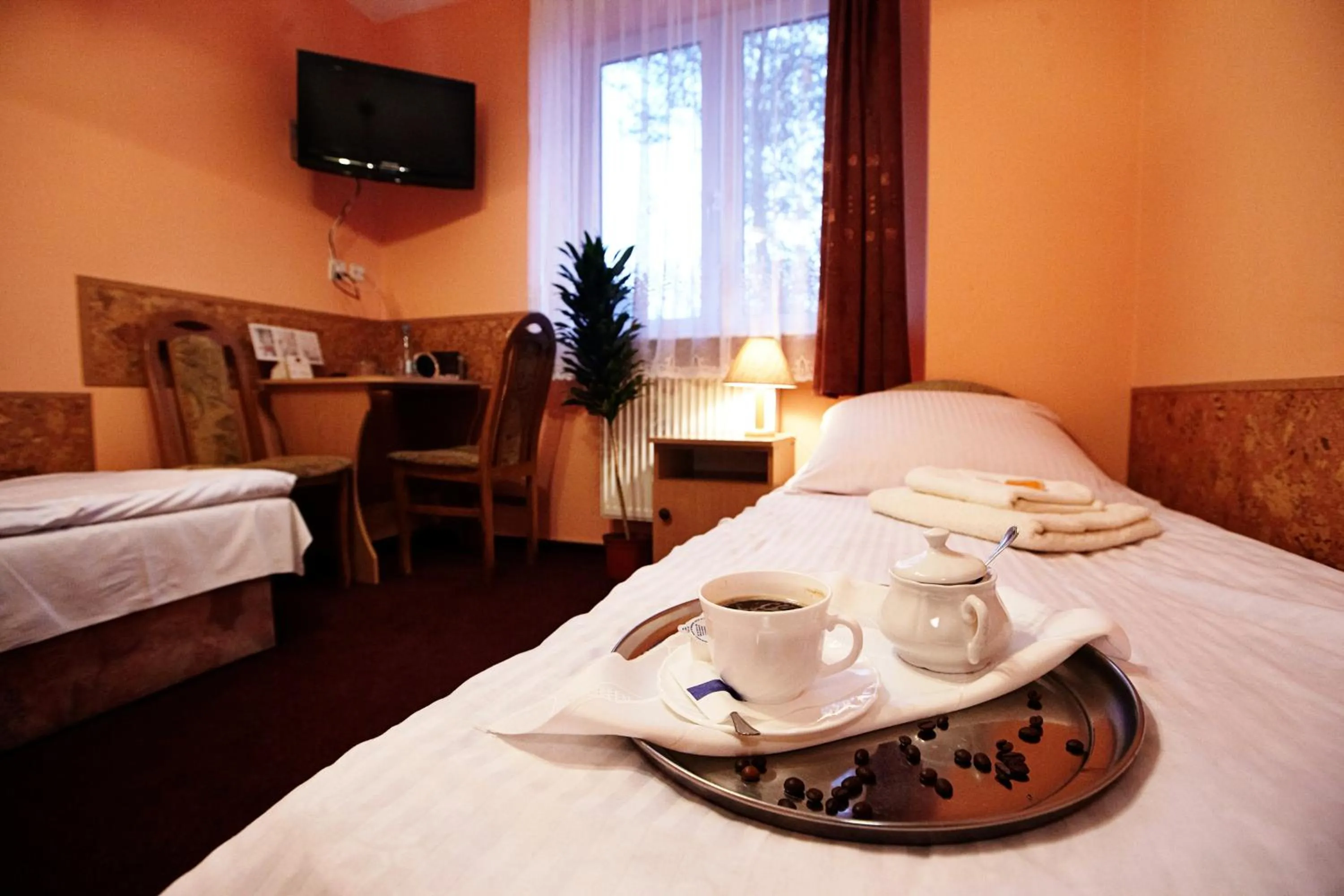 Bed in Hotel Dukat
