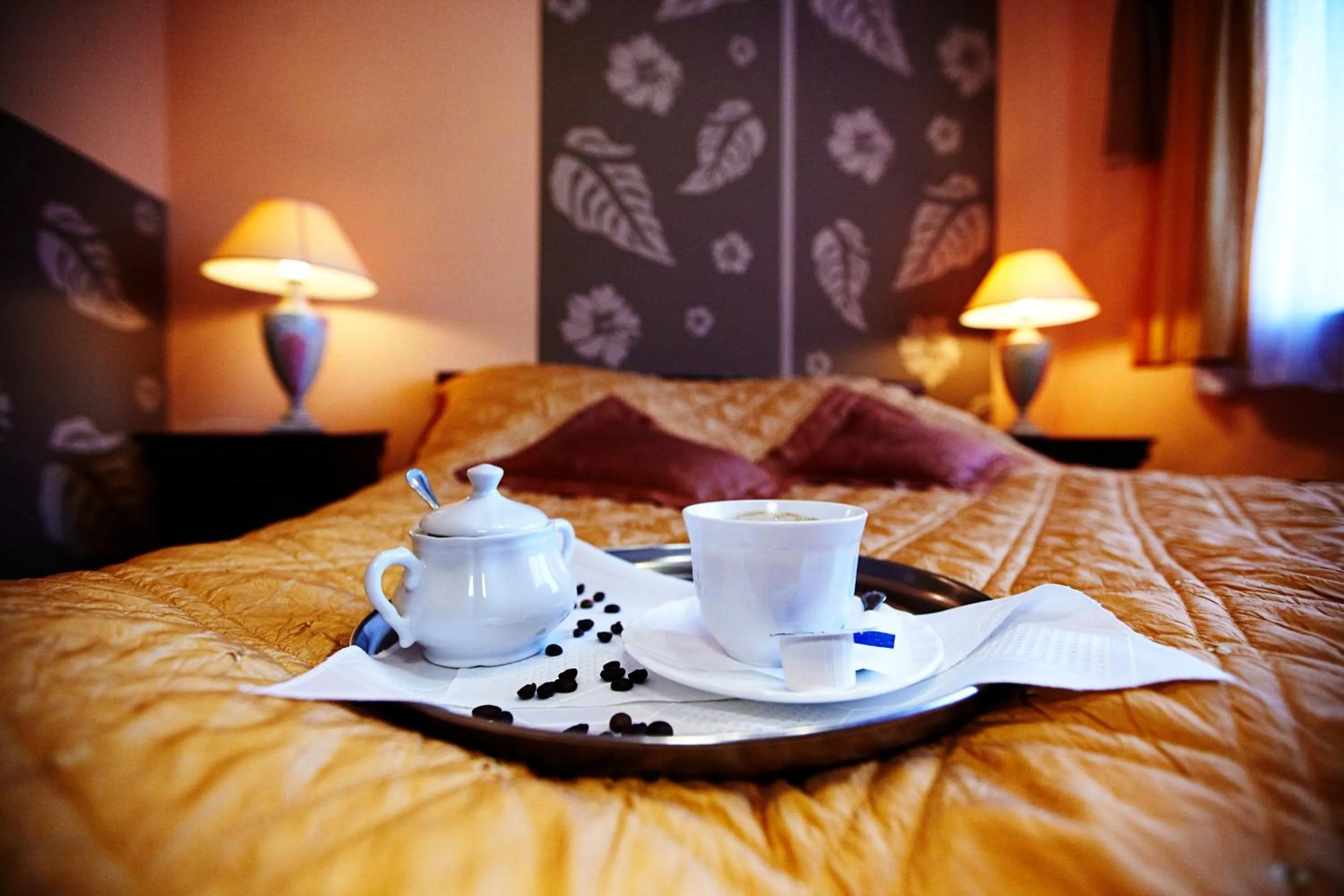 Bed in Hotel Dukat