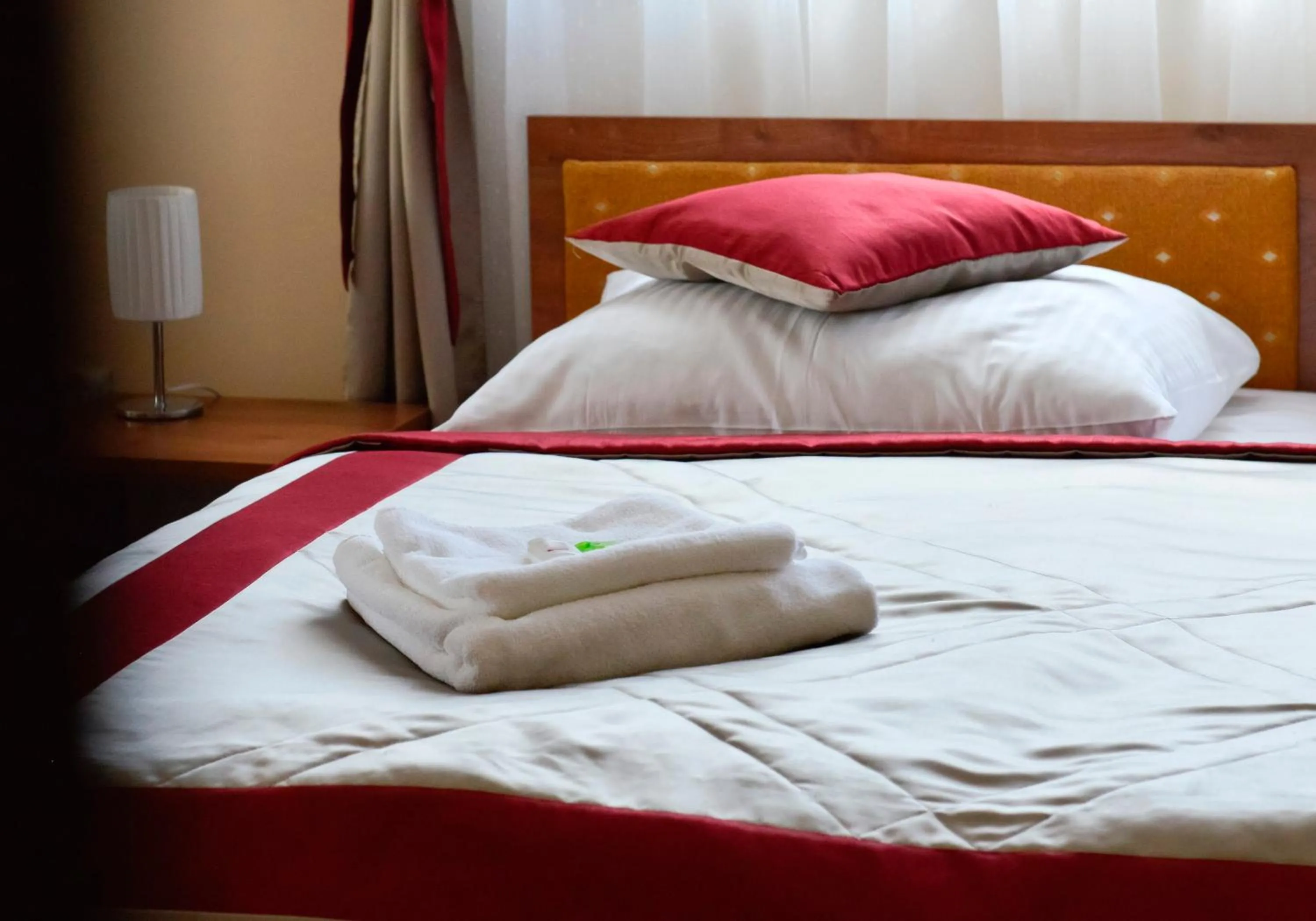 Bed in Hotel Dukat