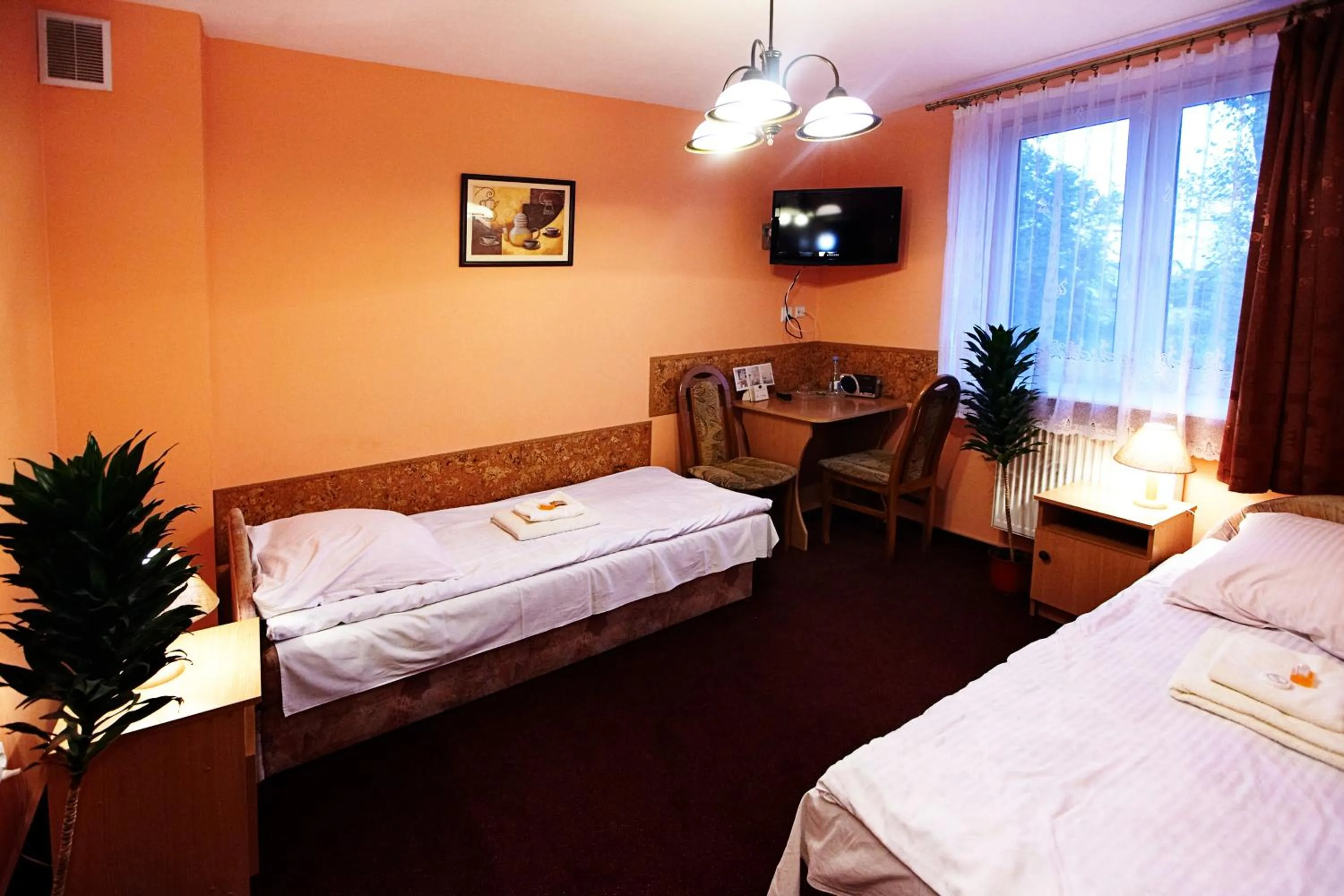 Bed in Hotel Dukat