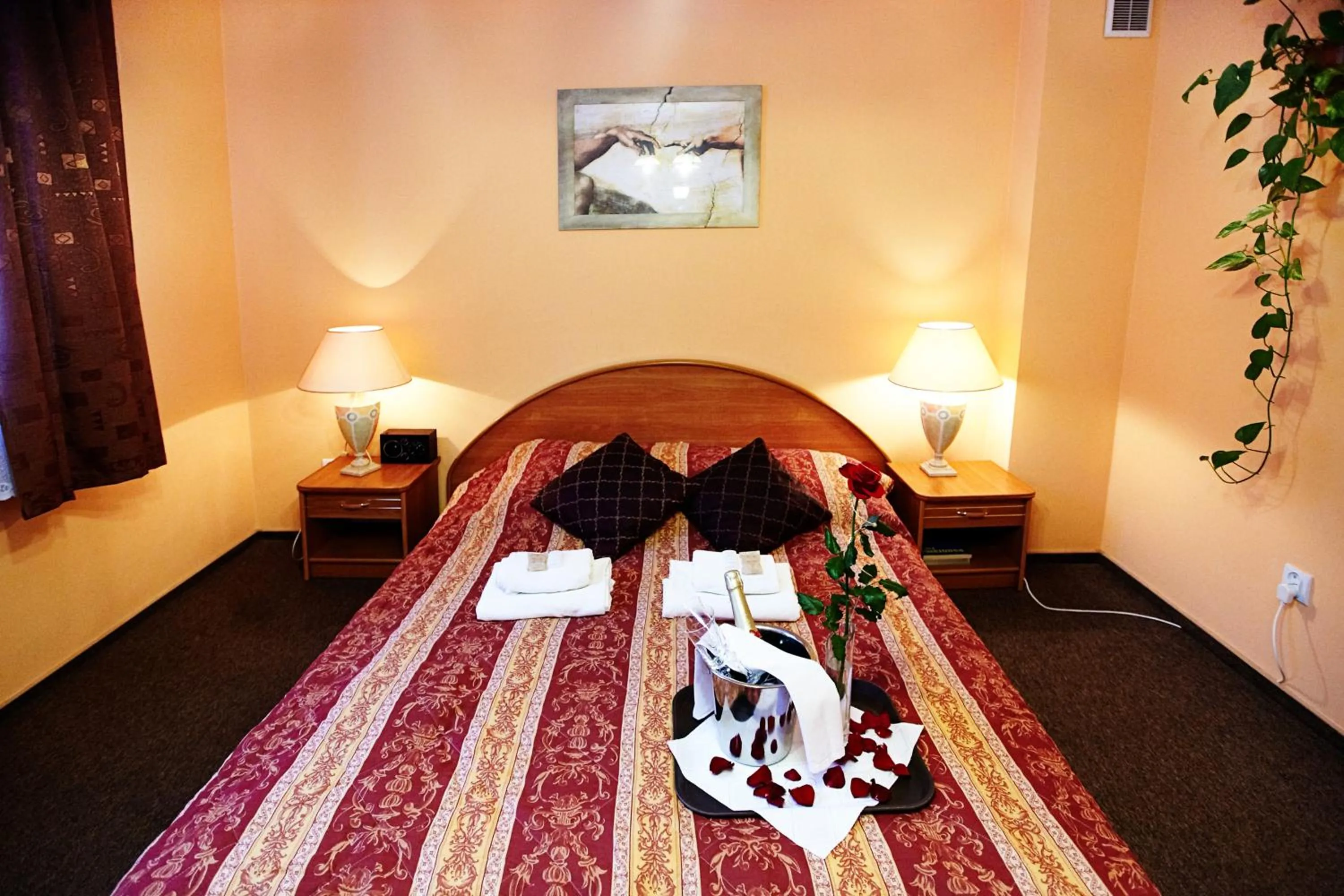 Bed in Hotel Dukat