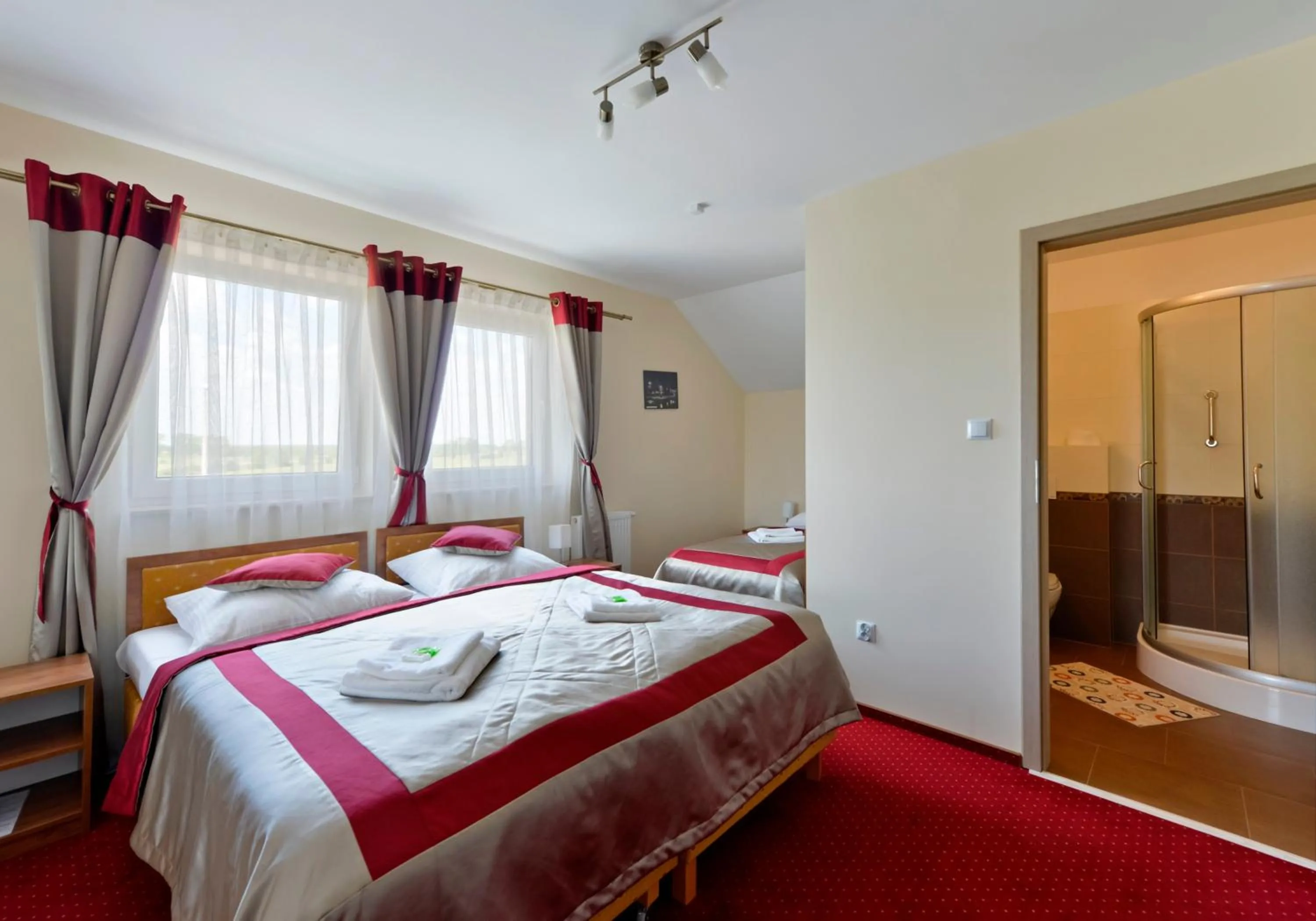 Bed in Hotel Dukat