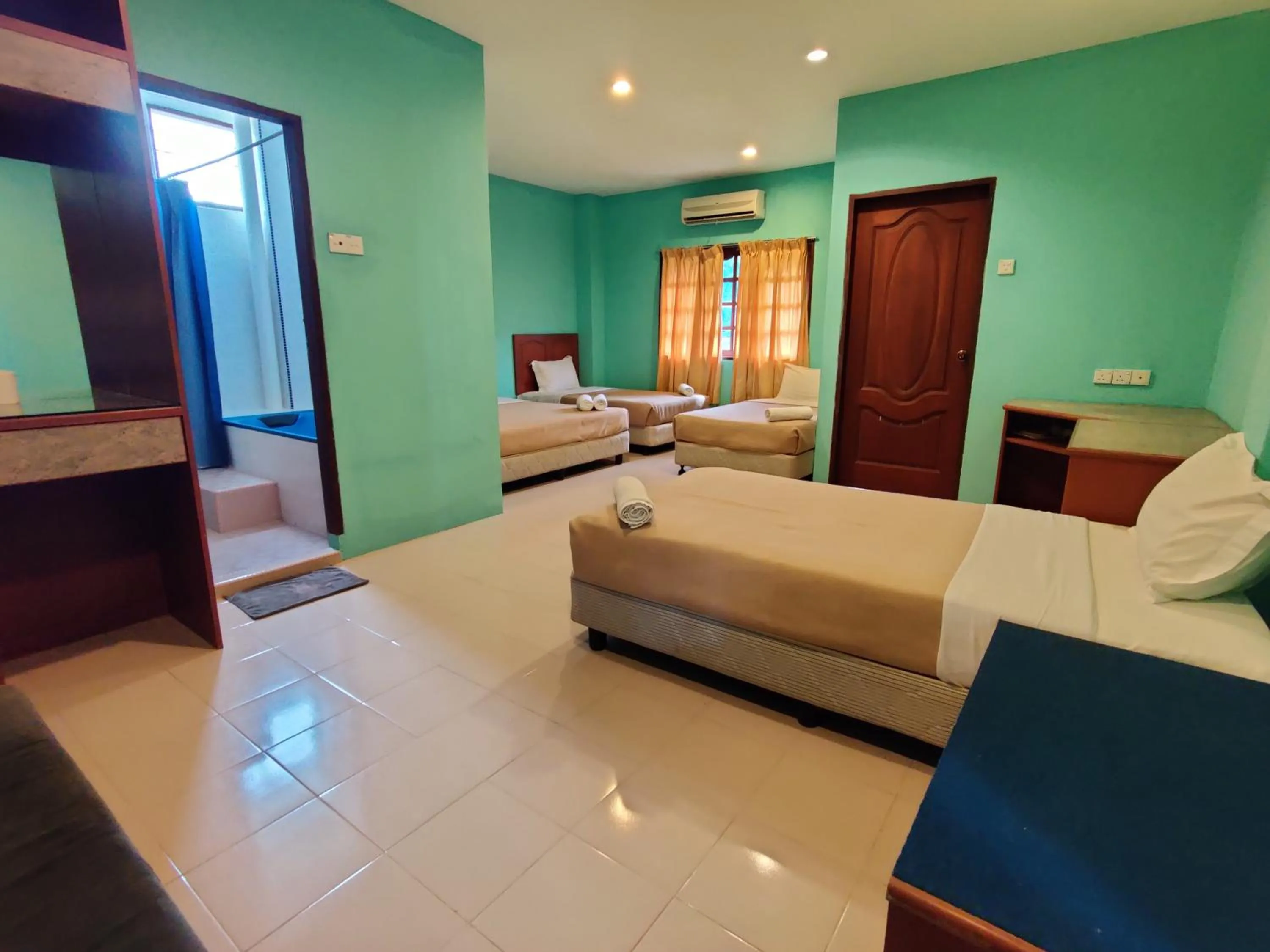 Bed in Tekoma Resort Taman Negara