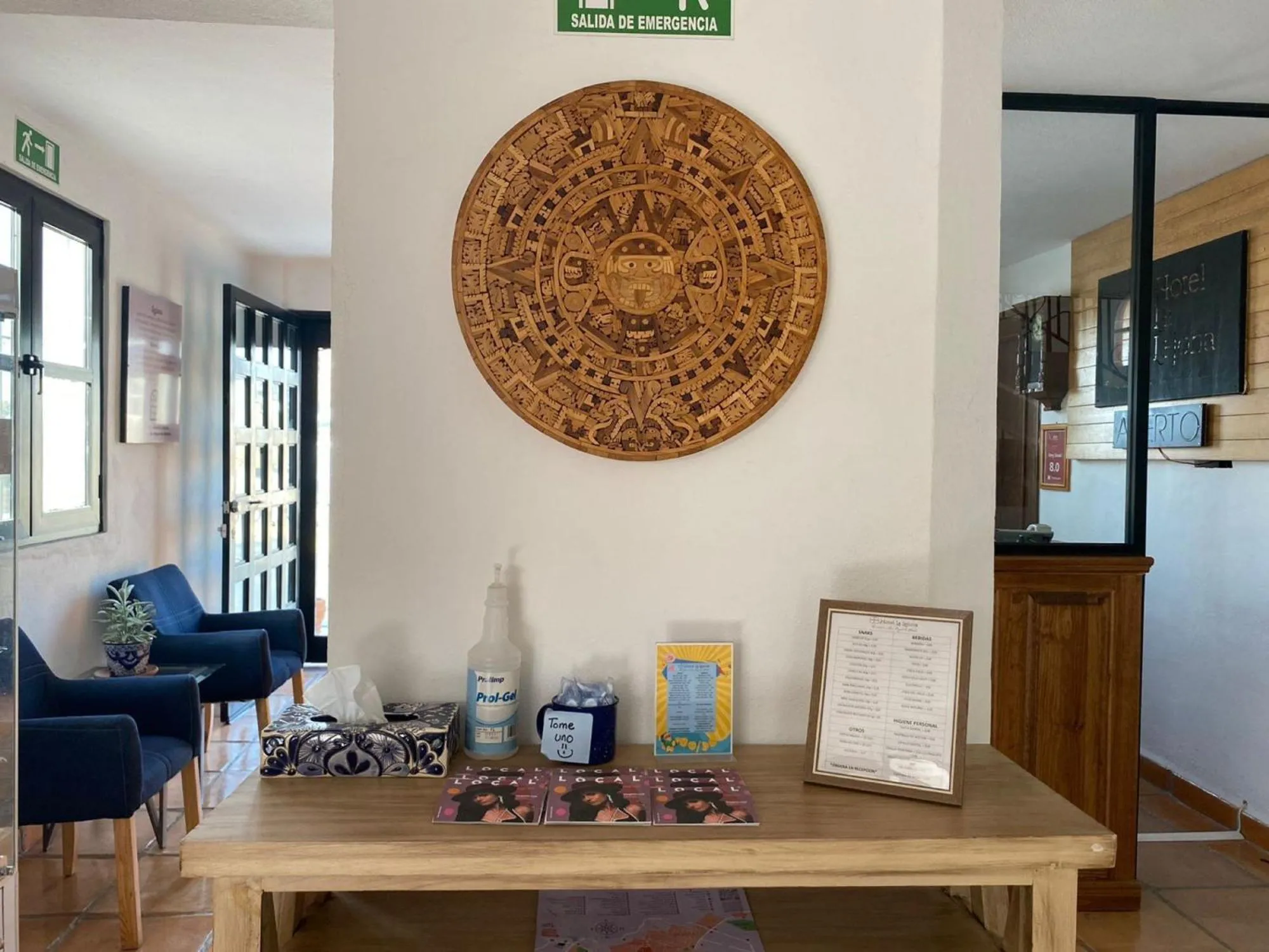 Lobby or reception in Hotel La Lejona