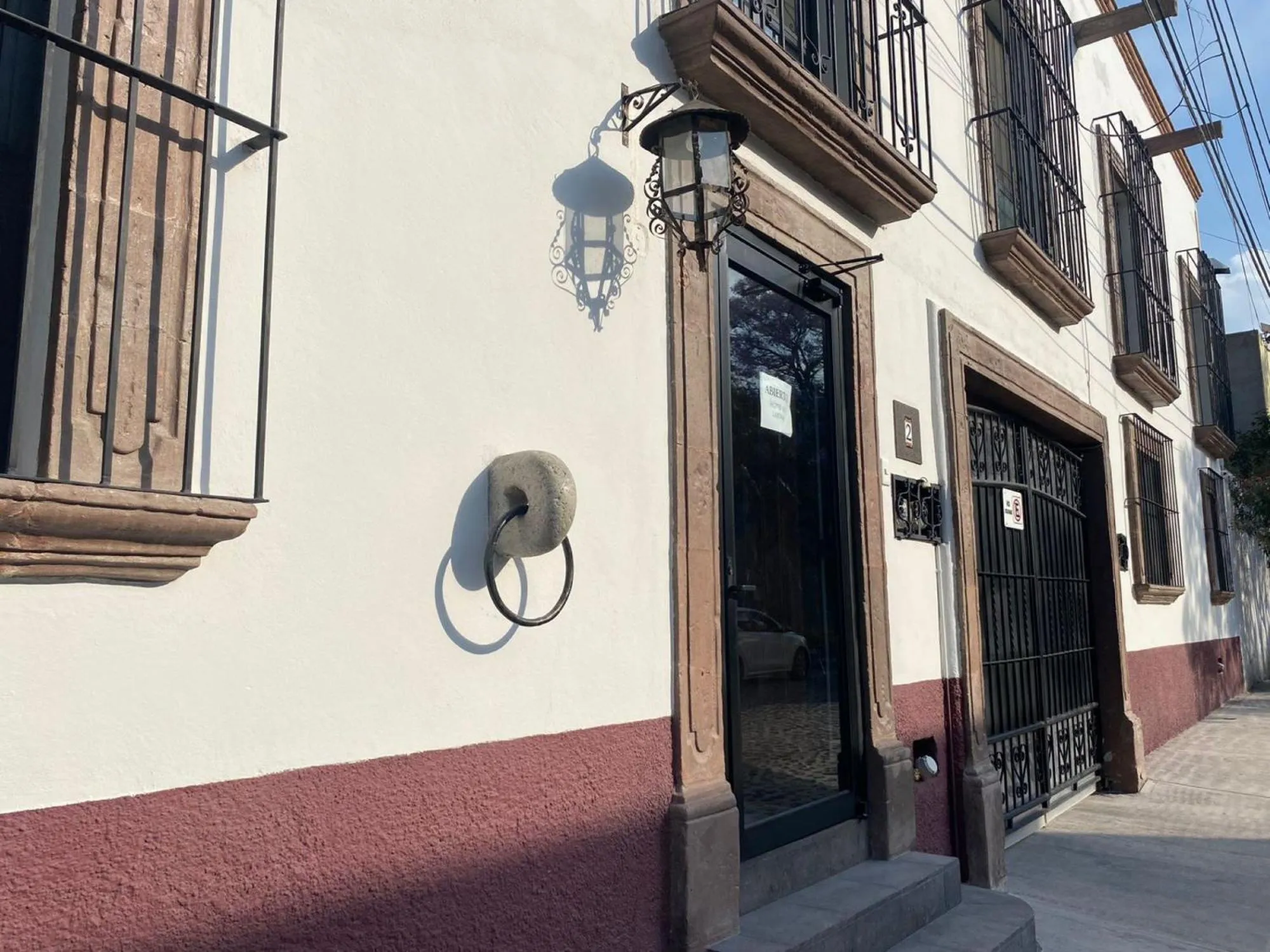 Facade/entrance in Hotel La Lejona