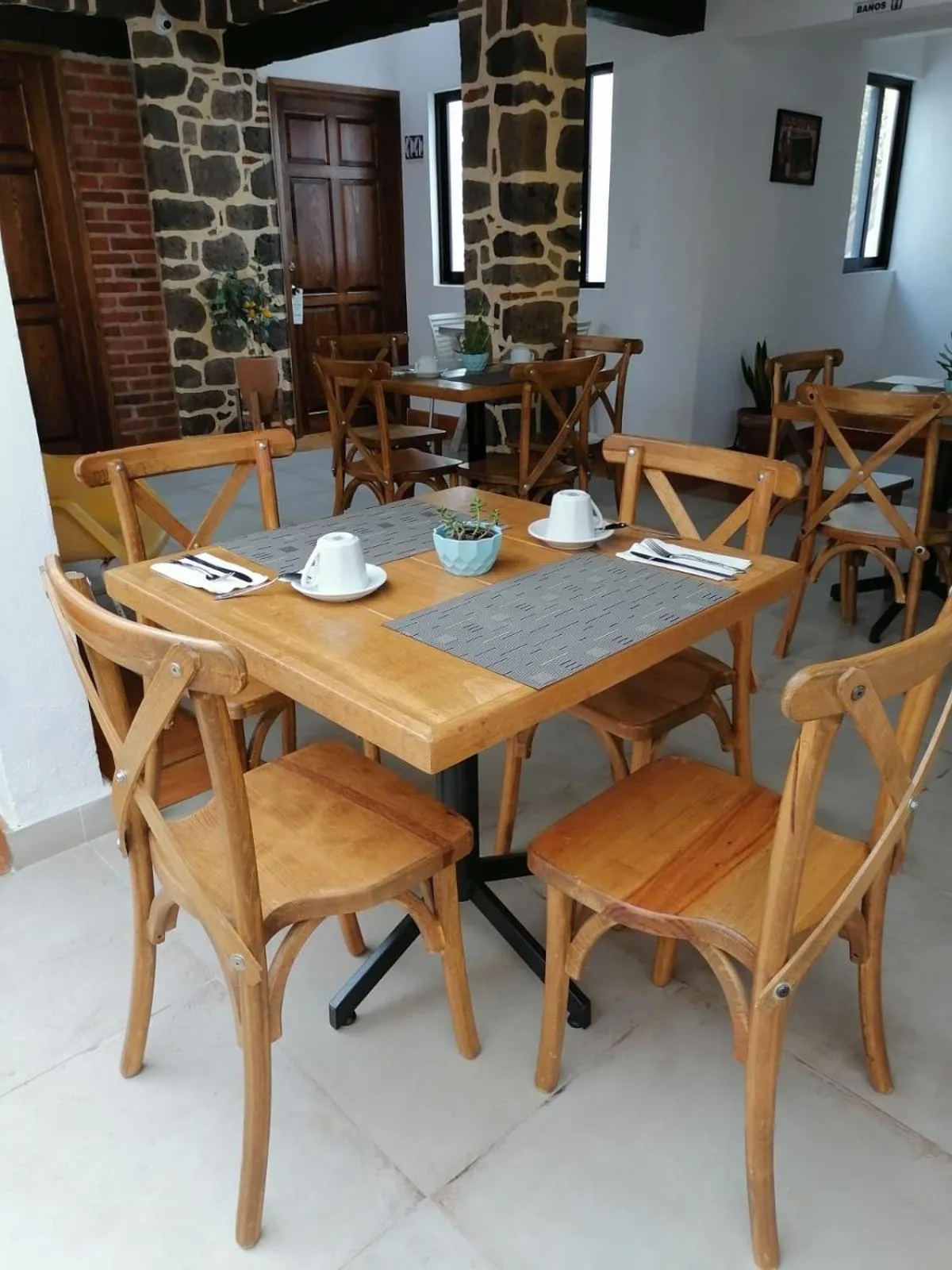Dining area in Hotel La Lejona