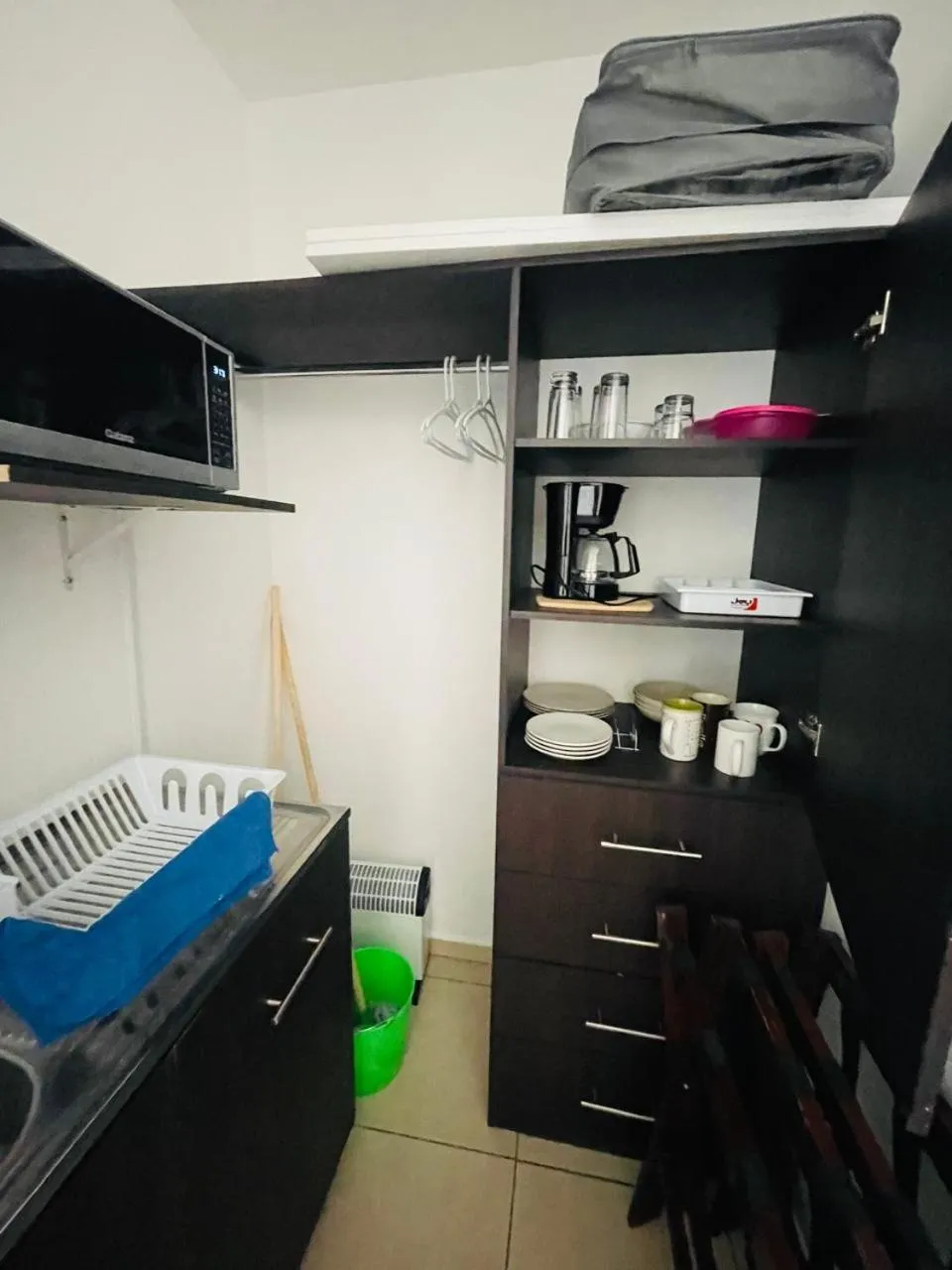 Kitchen or kitchenette in Hotel La Lejona