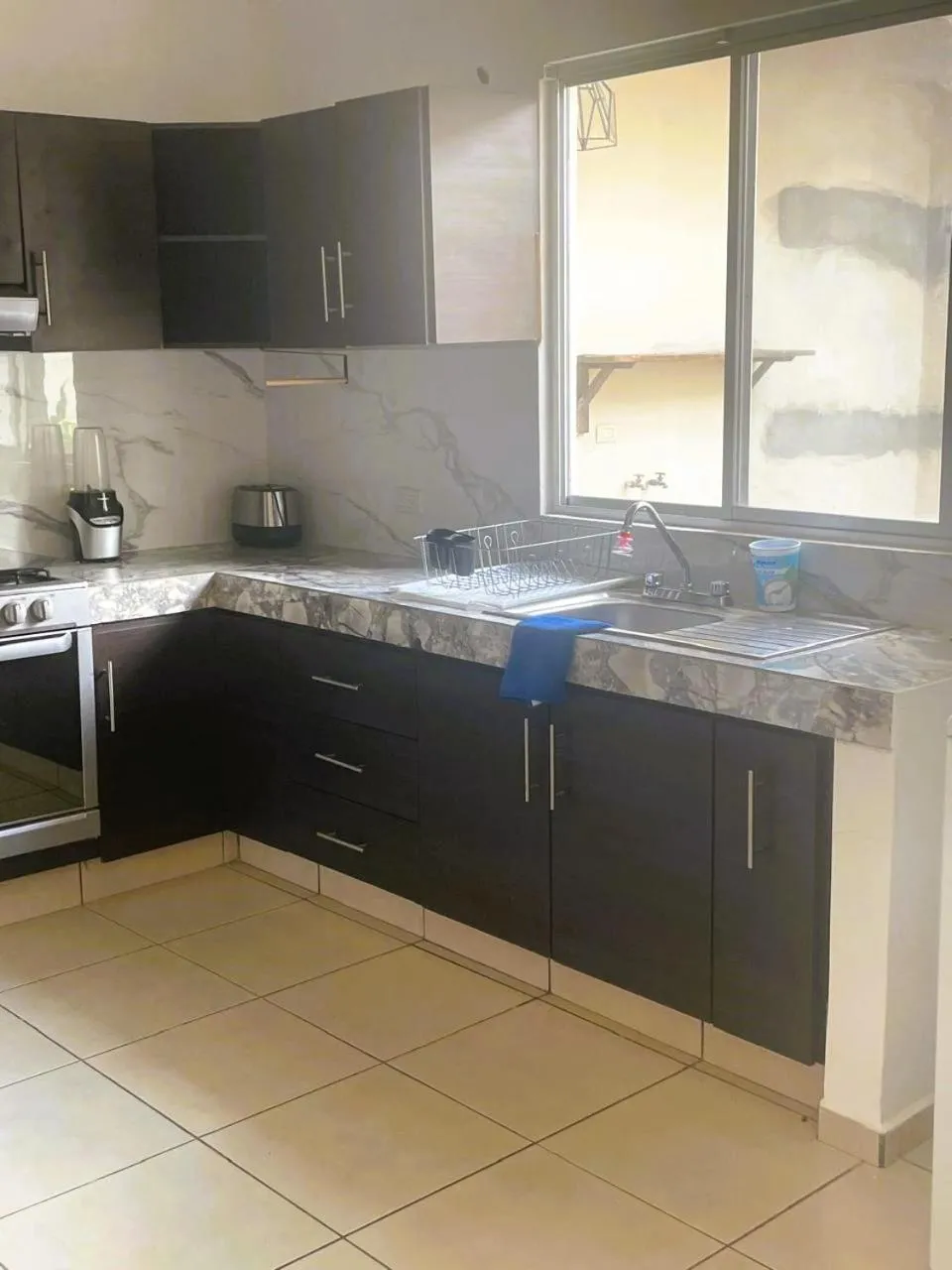 Kitchen or kitchenette in Hotel La Lejona