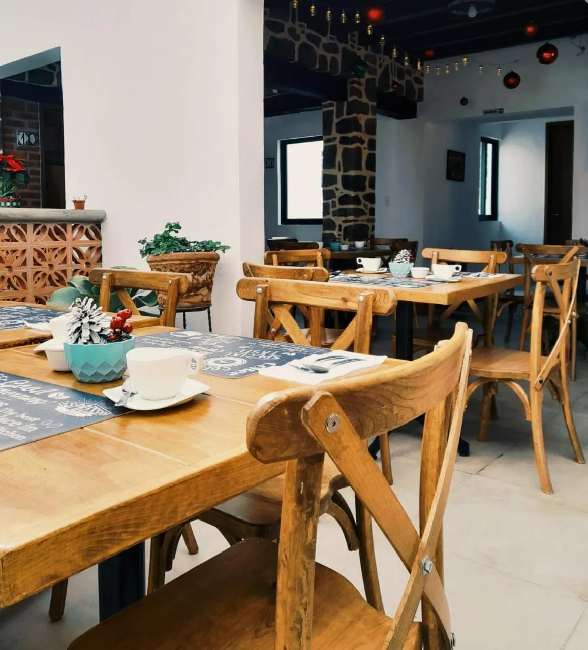 Dining area in Hotel La Lejona