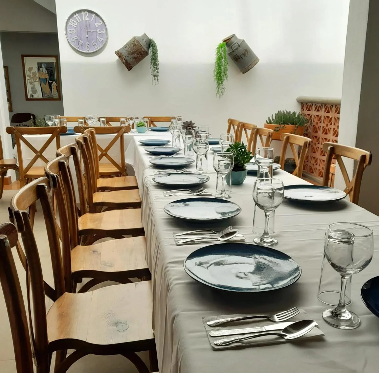 Dining area in Hotel La Lejona