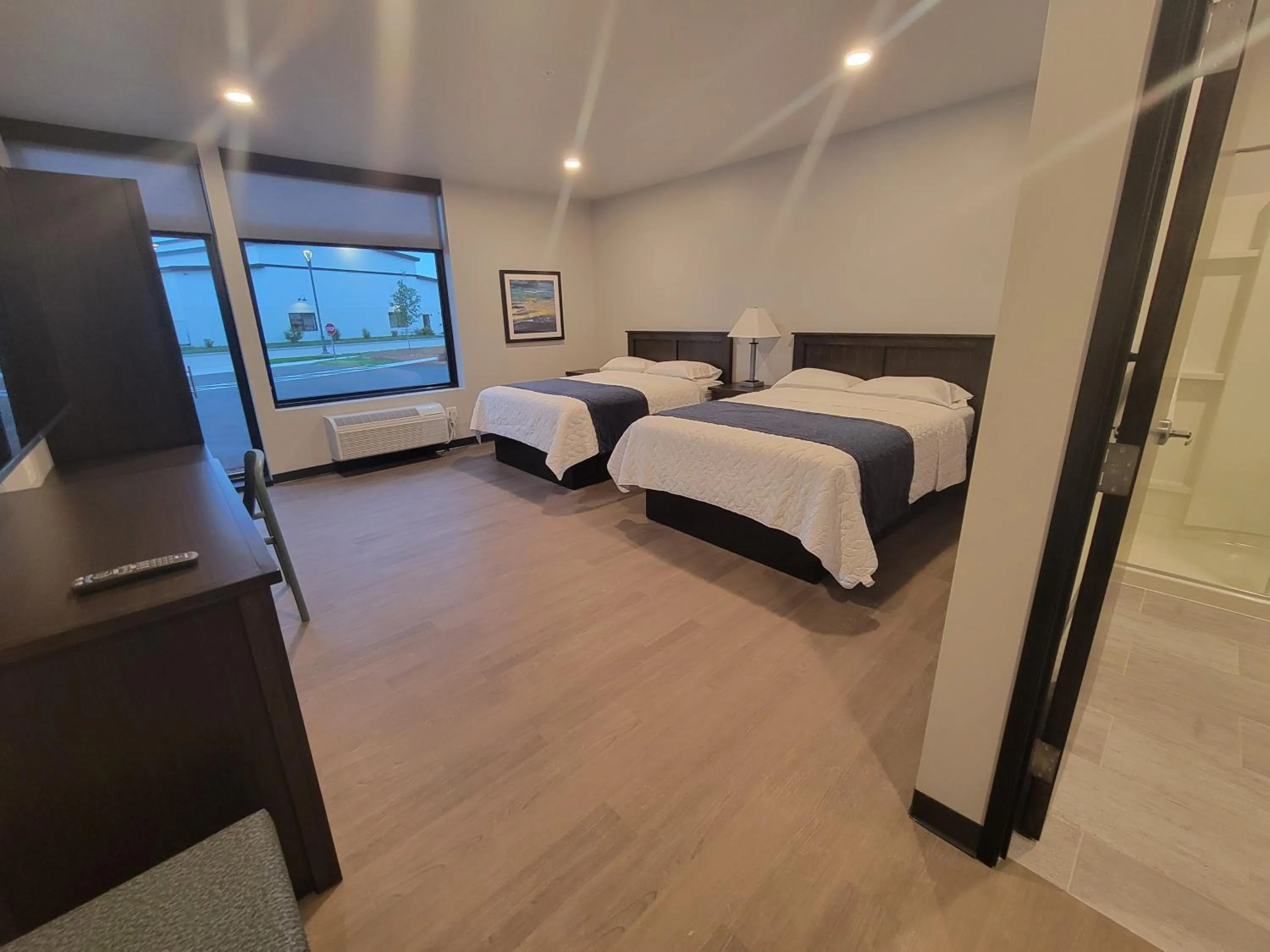 Bed in Watershed Hotel