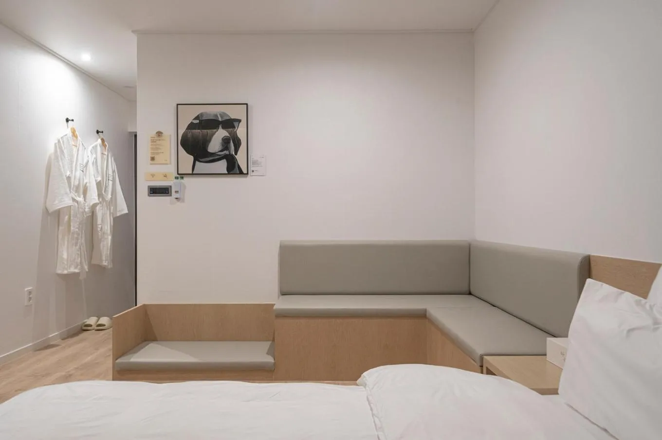 Bed in Anook Hotel Daejeon Yuseong 2nd