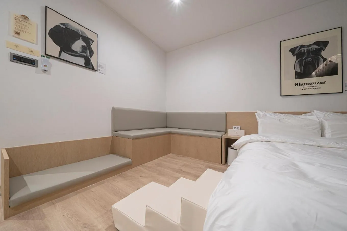 Bed in Anook Hotel Daejeon Yuseong 2nd