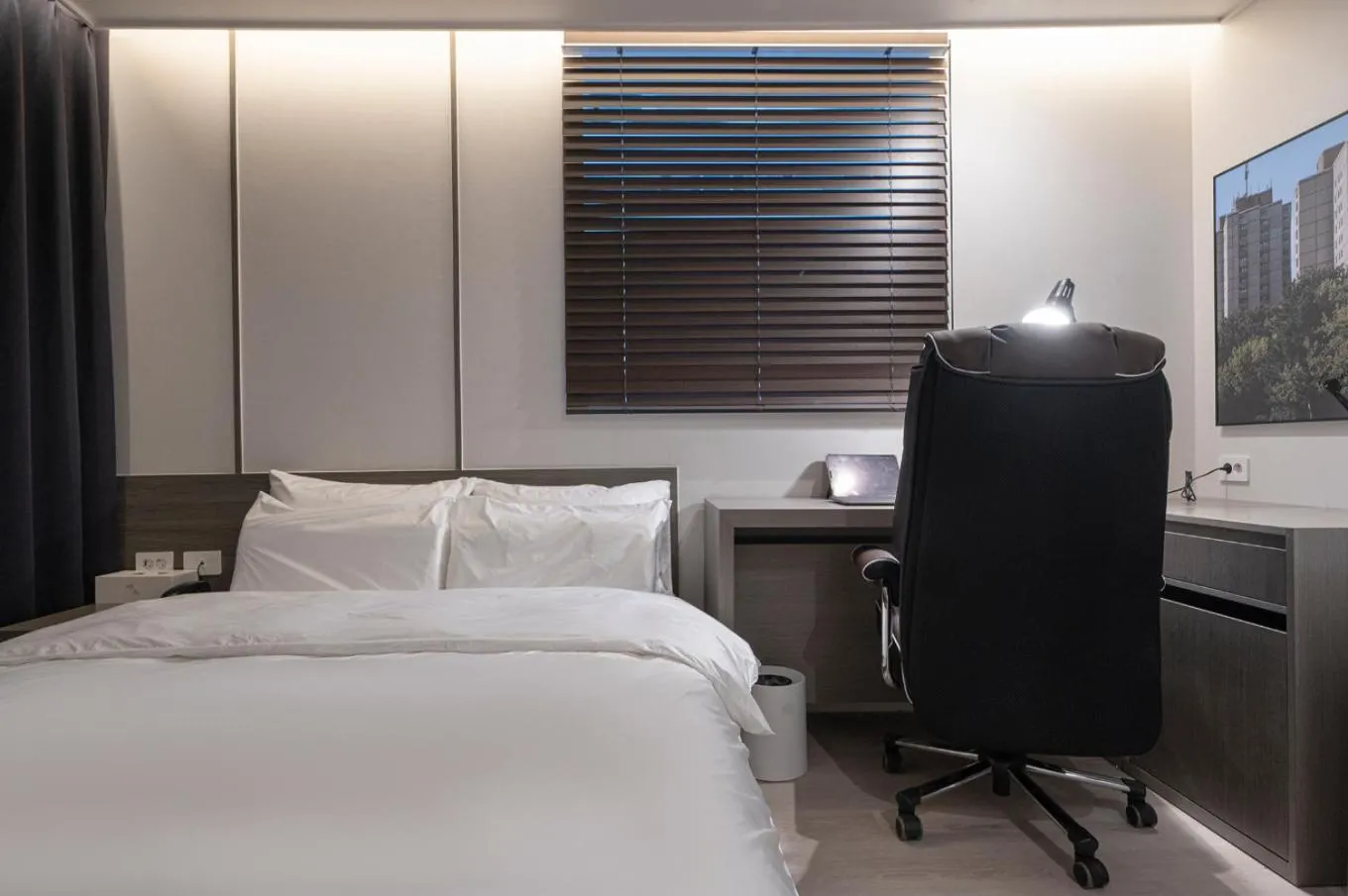 Bed in Anook Hotel Daejeon Yuseong 2nd