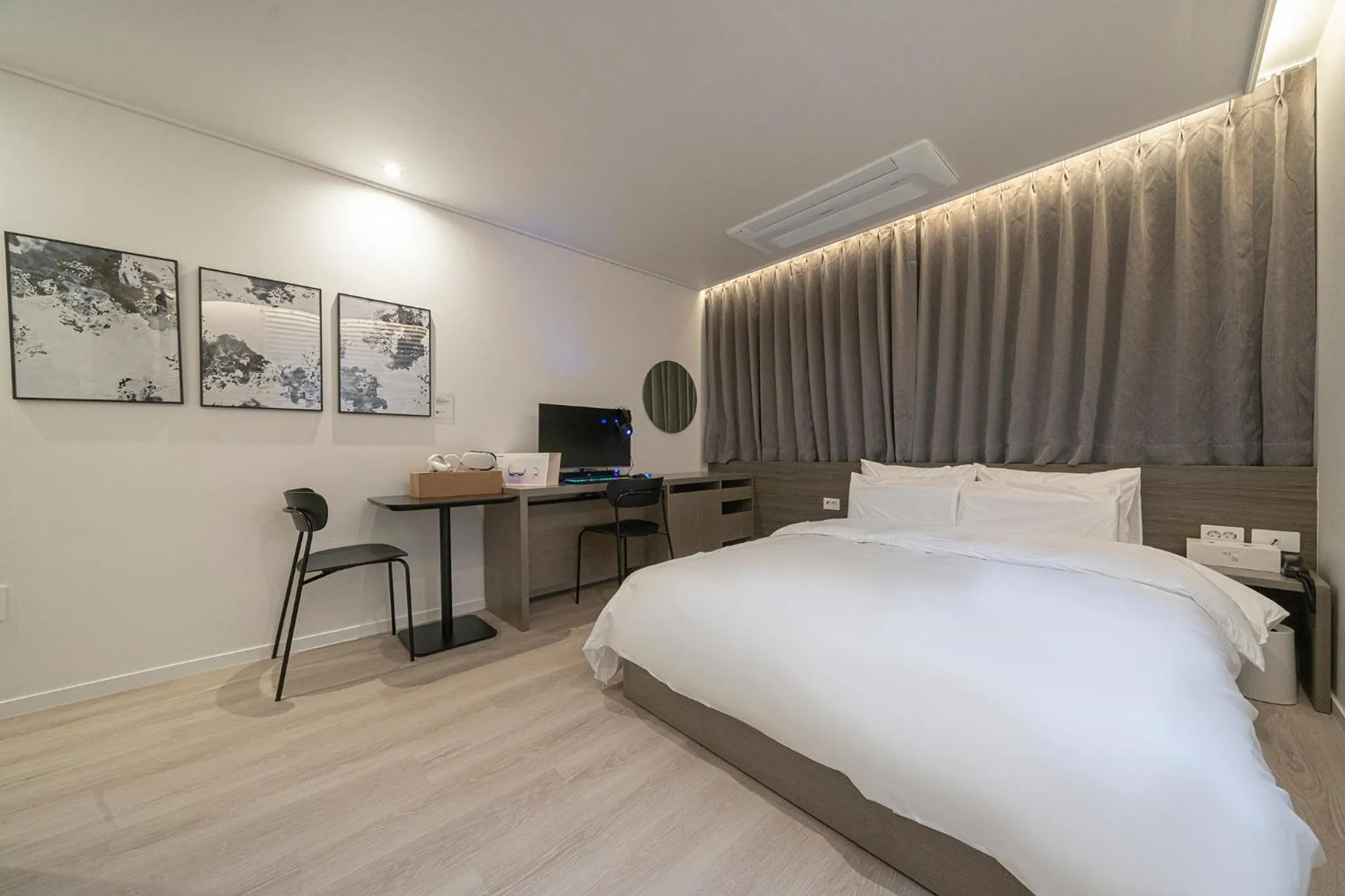 Bed in Anook Hotel Daejeon Yuseong 2nd