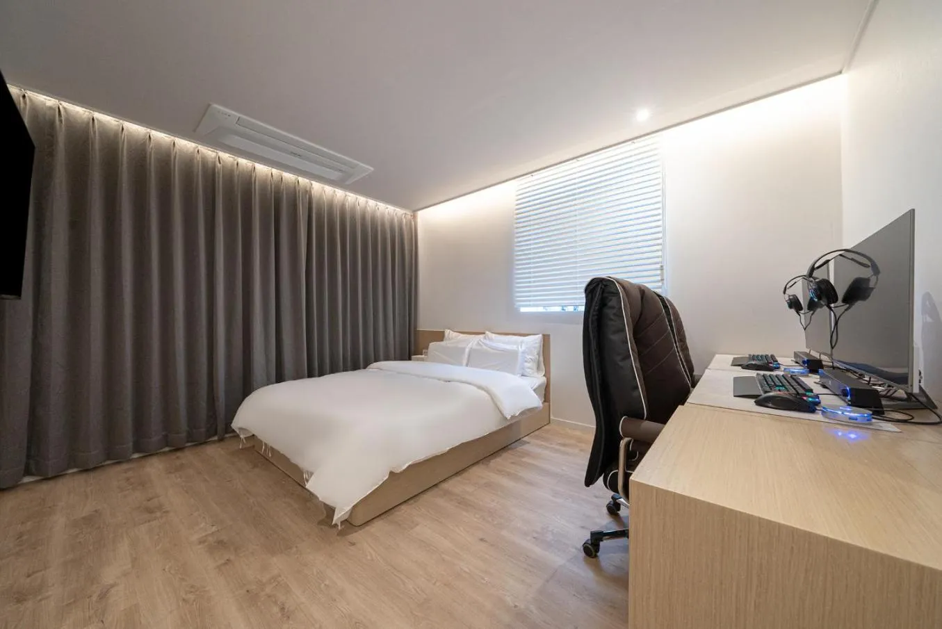 Bed in Anook Hotel Daejeon Yuseong 2nd