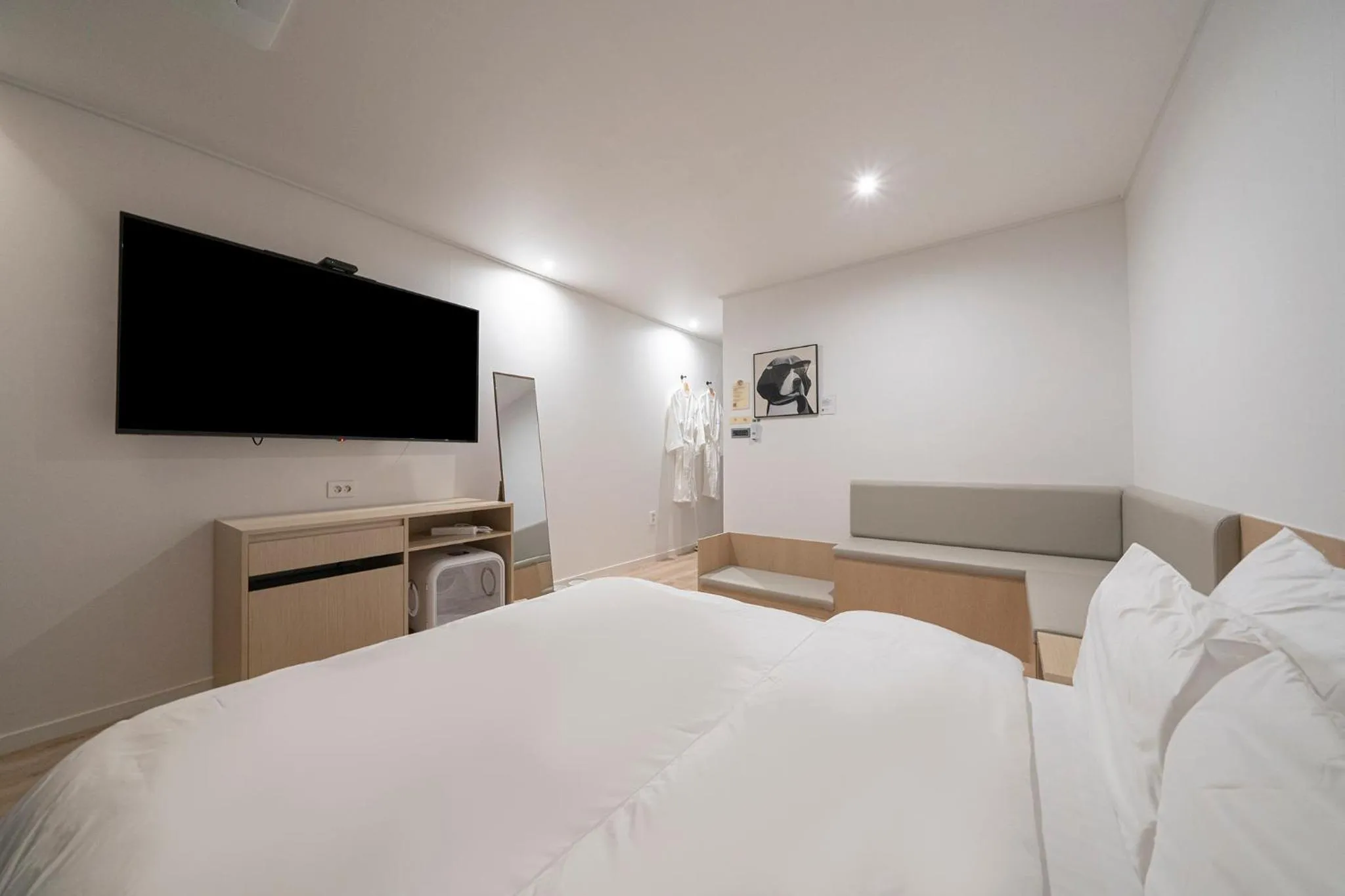 Bed in Anook Hotel Daejeon Yuseong 2nd
