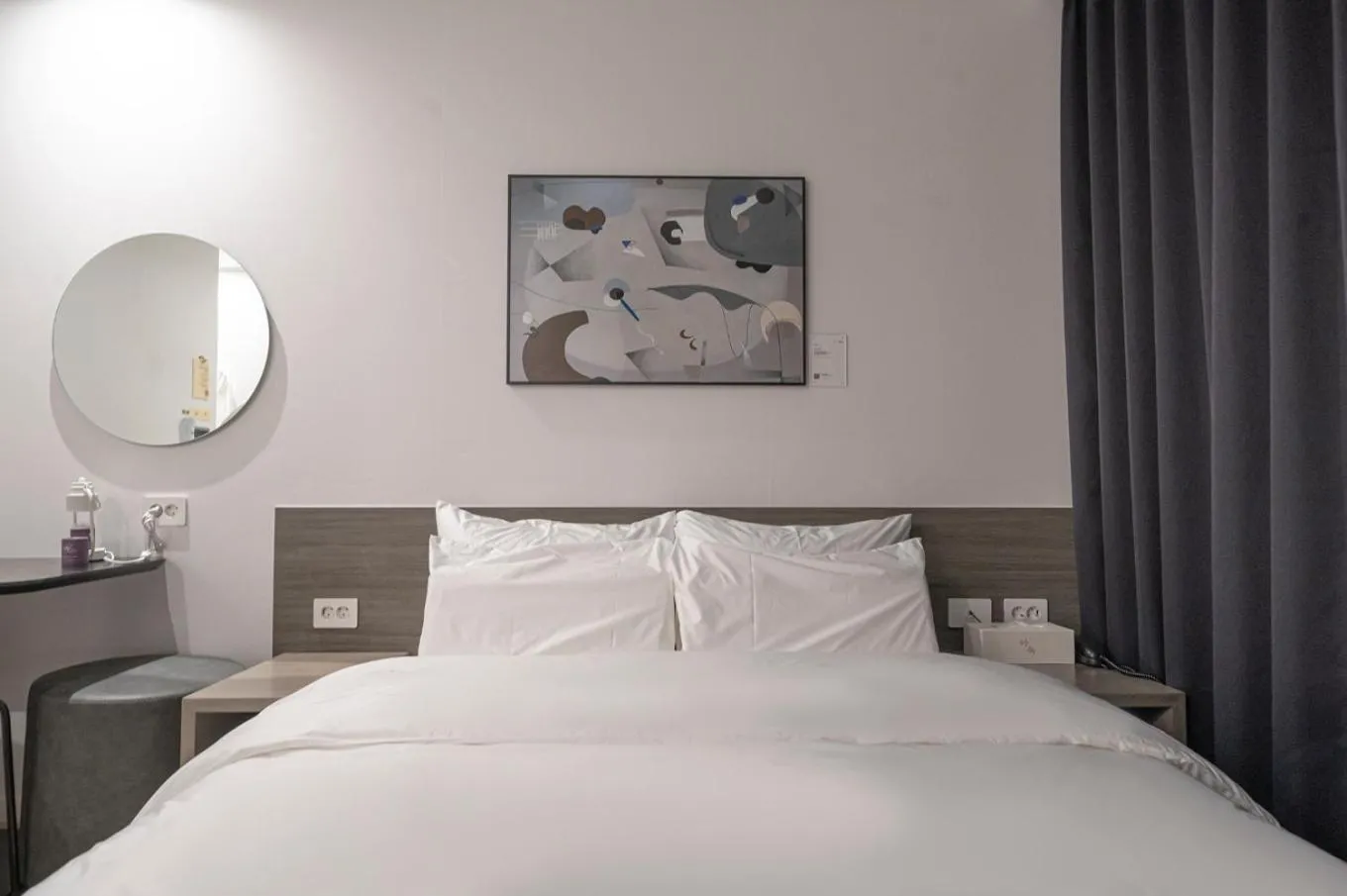 Bed in Anook Hotel Daejeon Yuseong 2nd