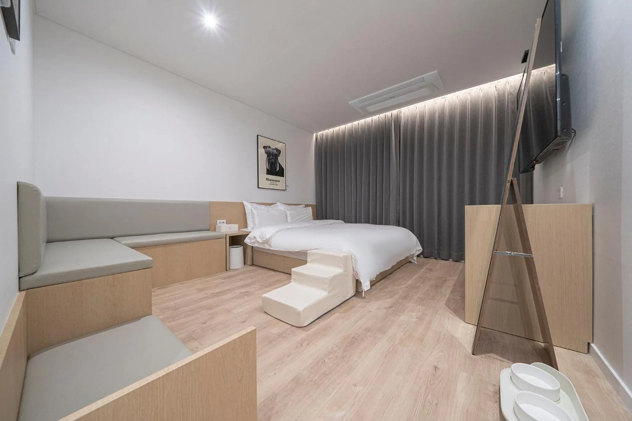 Bed in Anook Hotel Daejeon Yuseong 2nd