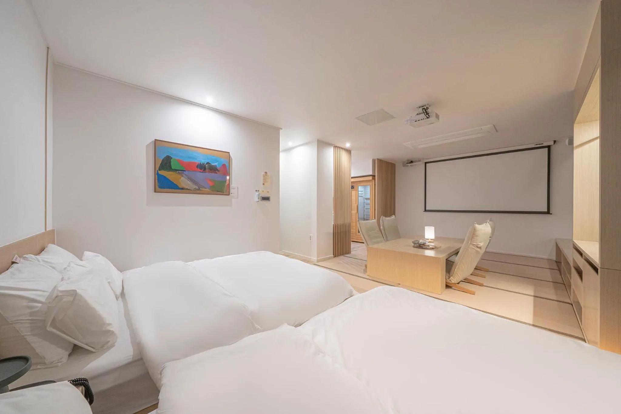 Bed in Anook Hotel Daejeon Yuseong 2nd