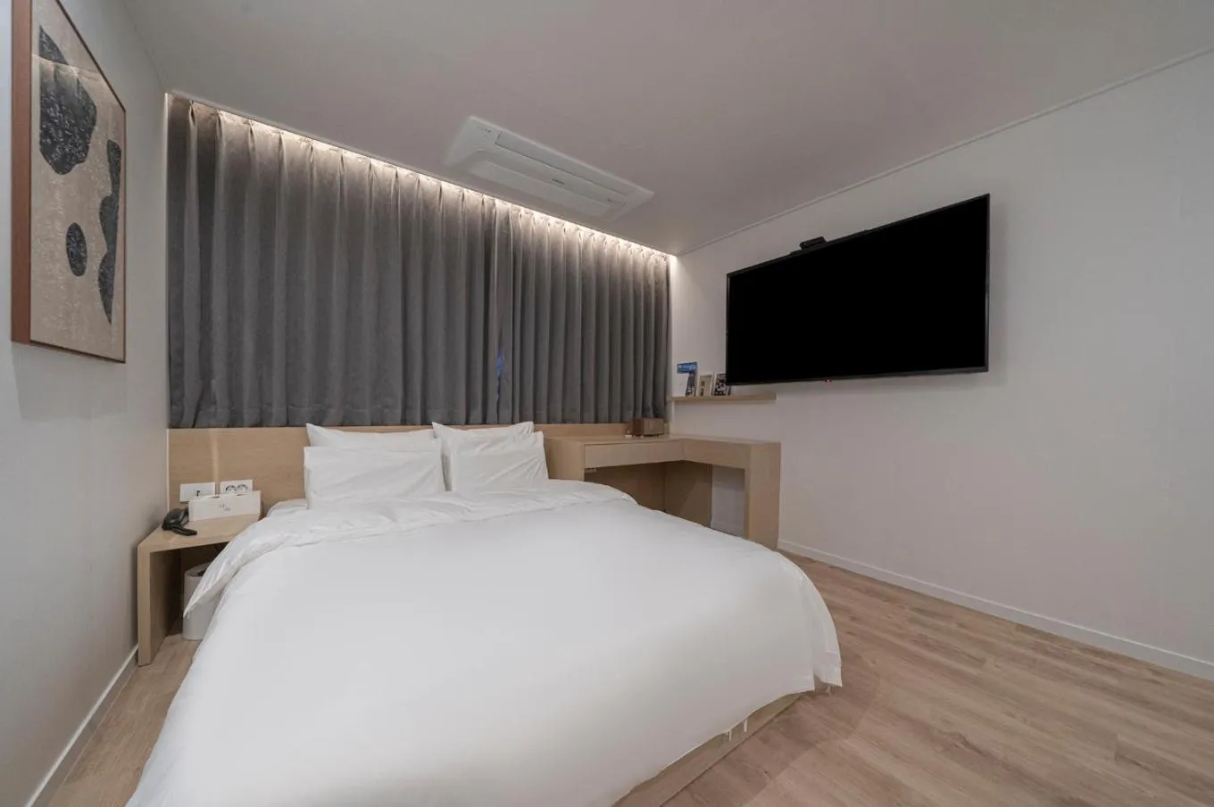 Bed in Anook Hotel Daejeon Yuseong 2nd