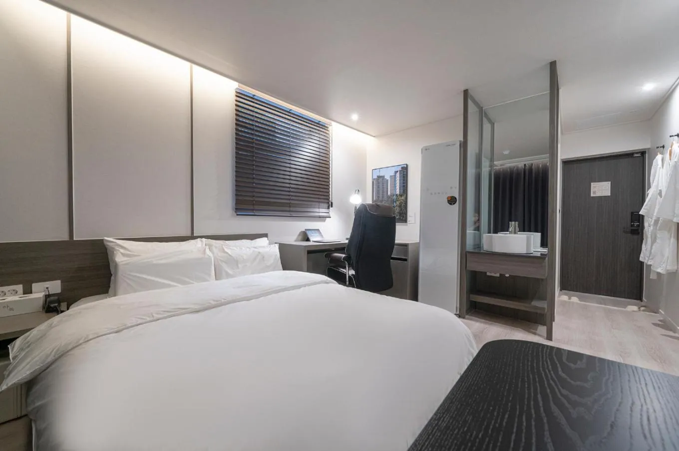 Bed in Anook Hotel Daejeon Yuseong 2nd