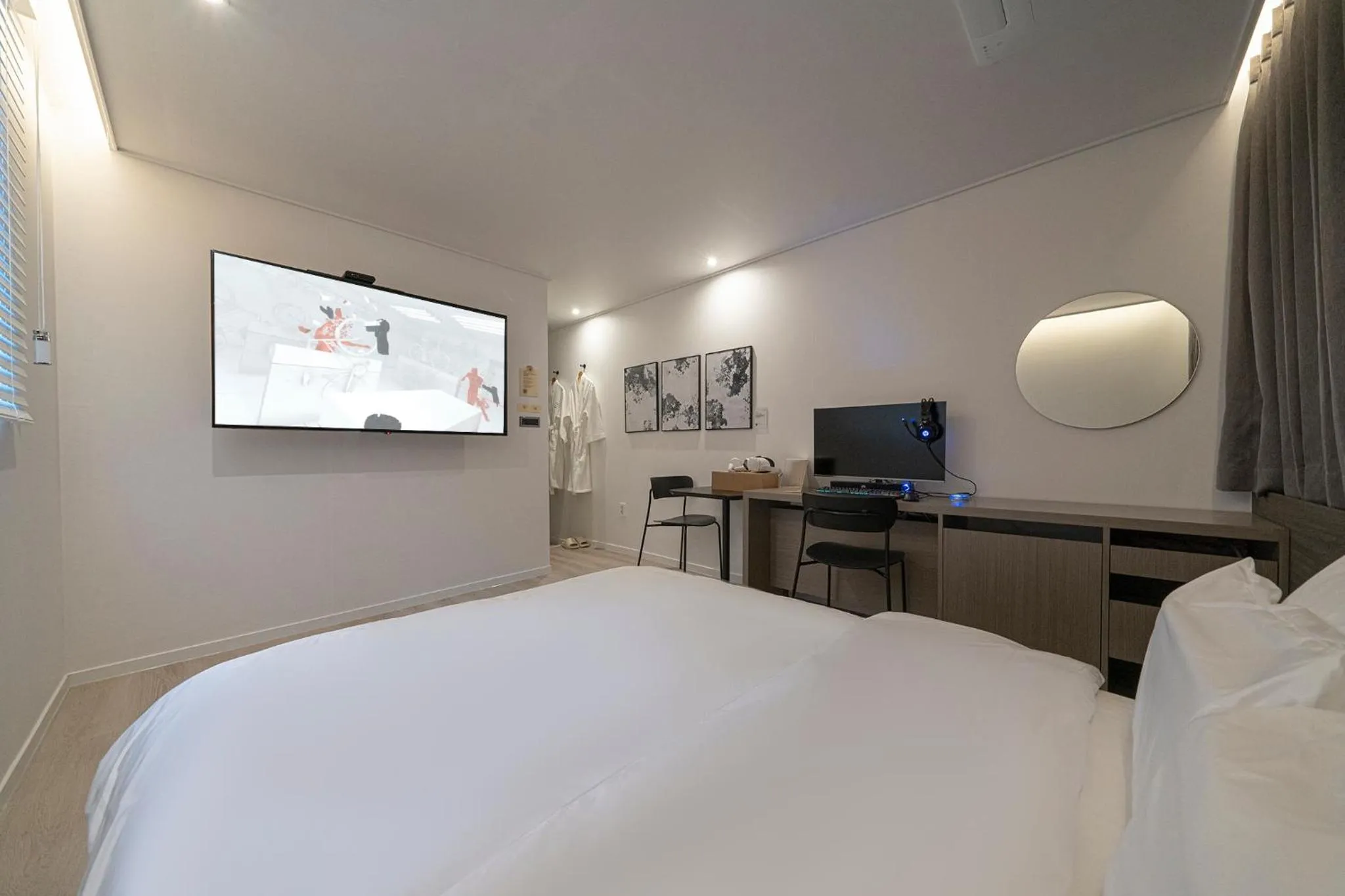 Bed in Anook Hotel Daejeon Yuseong 2nd