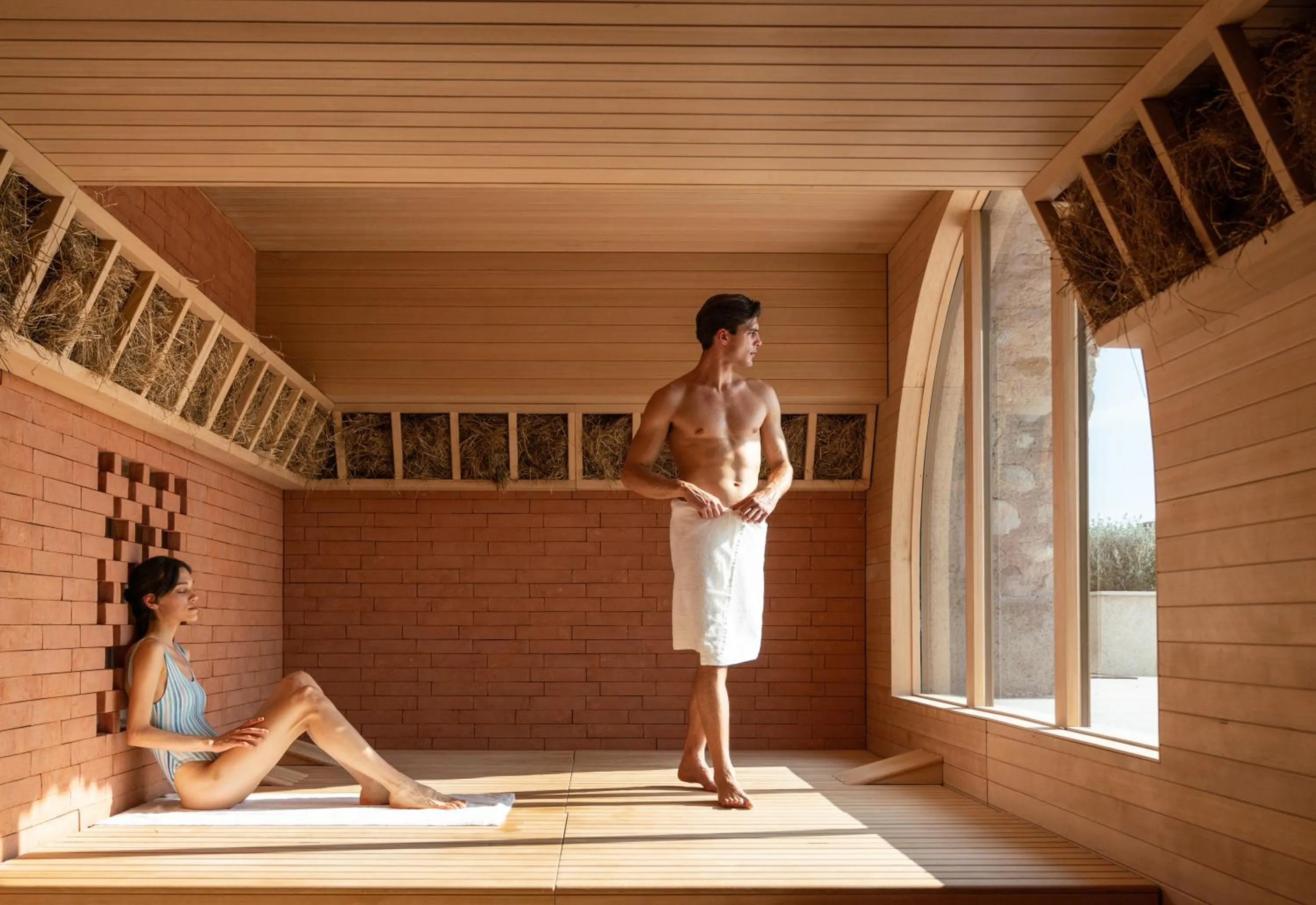 Sauna in QC Grand Hotel Villa Arzaga Garda Spa & Golf