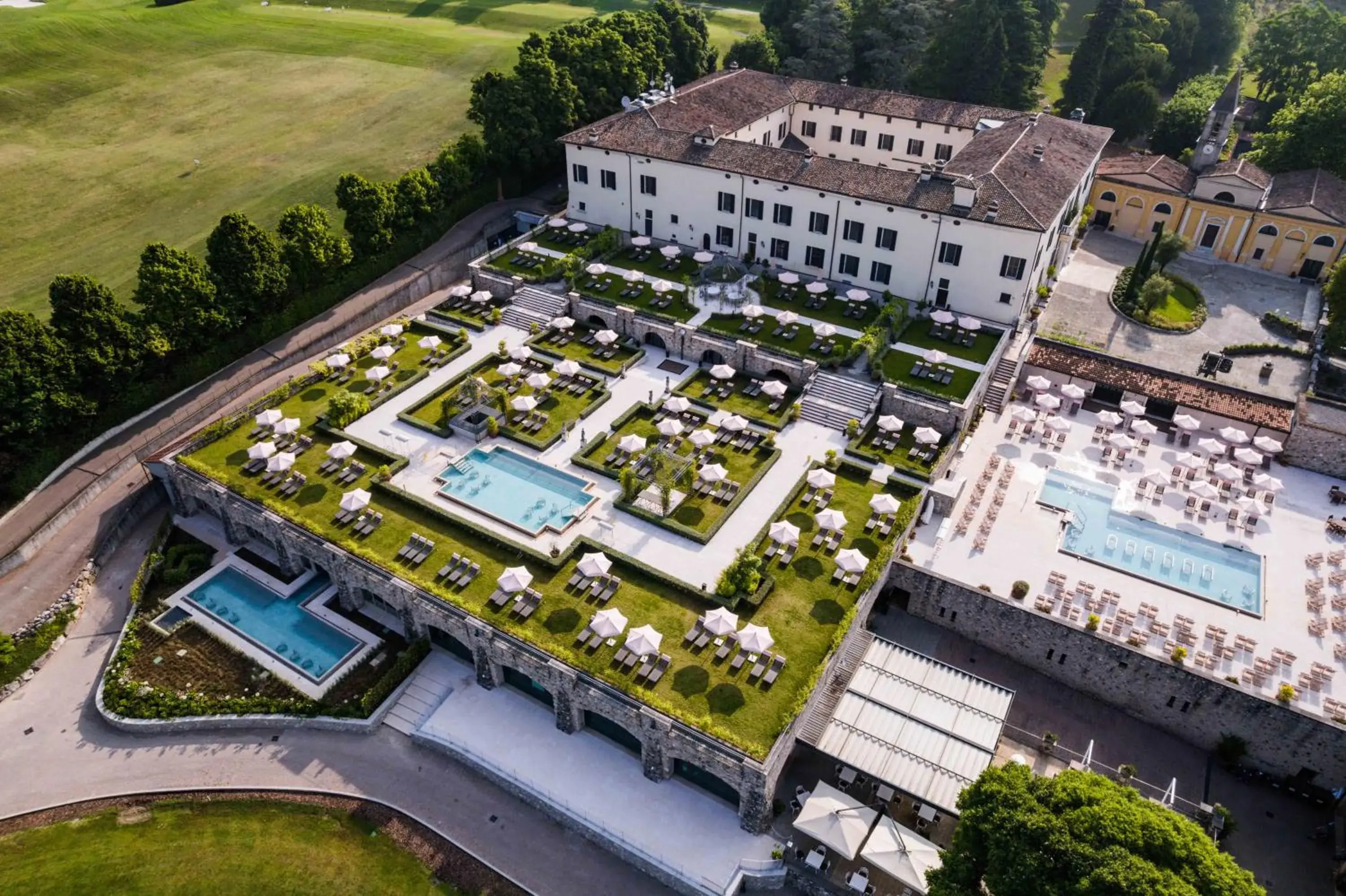 Bird's eye view in QC Grand Hotel Villa Arzaga Garda Spa & Golf Bird's eye view in QC Grand Hotel Villa Arzaga Garda Spa & Golf