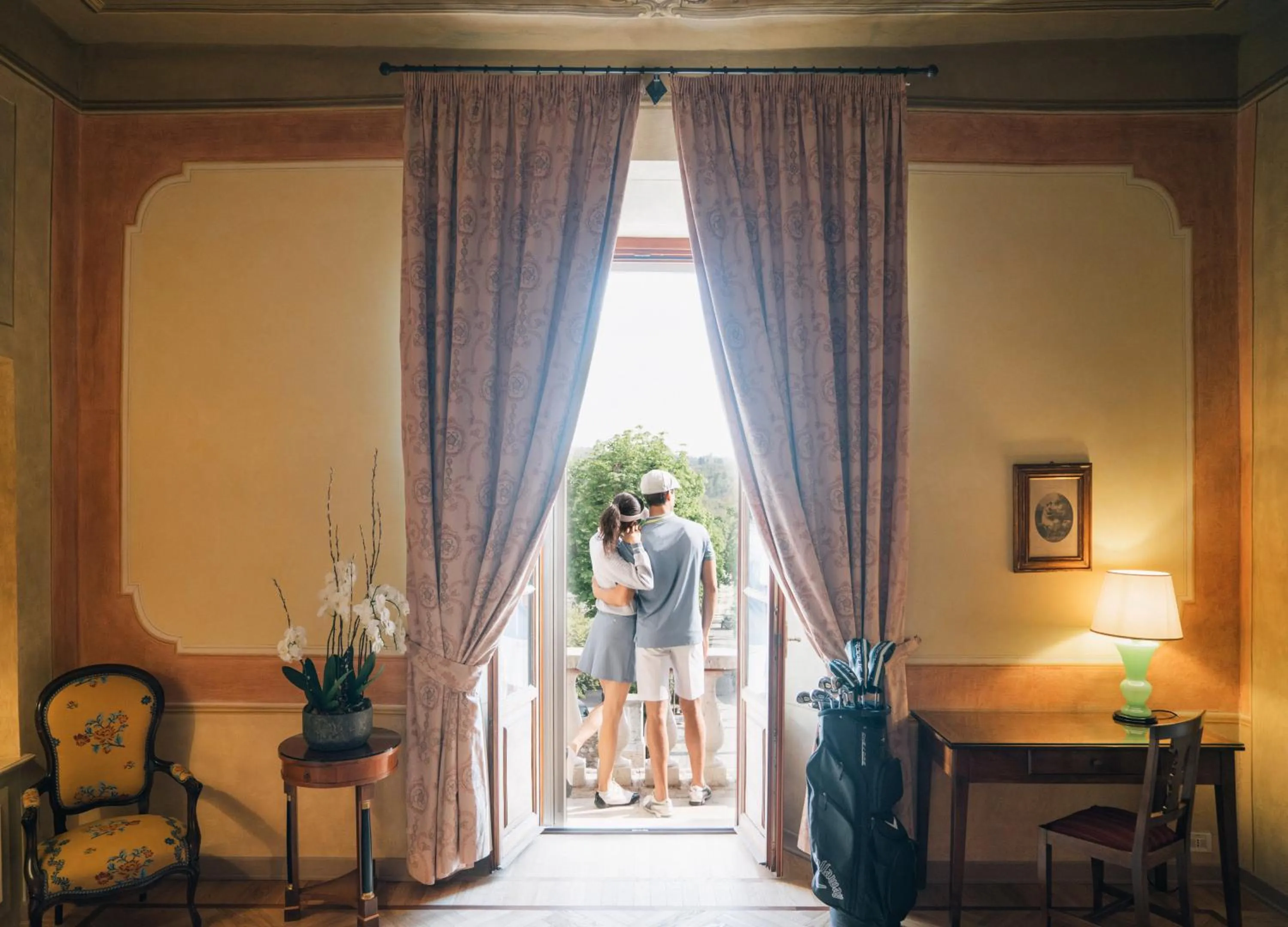 Living room in QC Grand Hotel Villa Arzaga Garda Spa & Golf