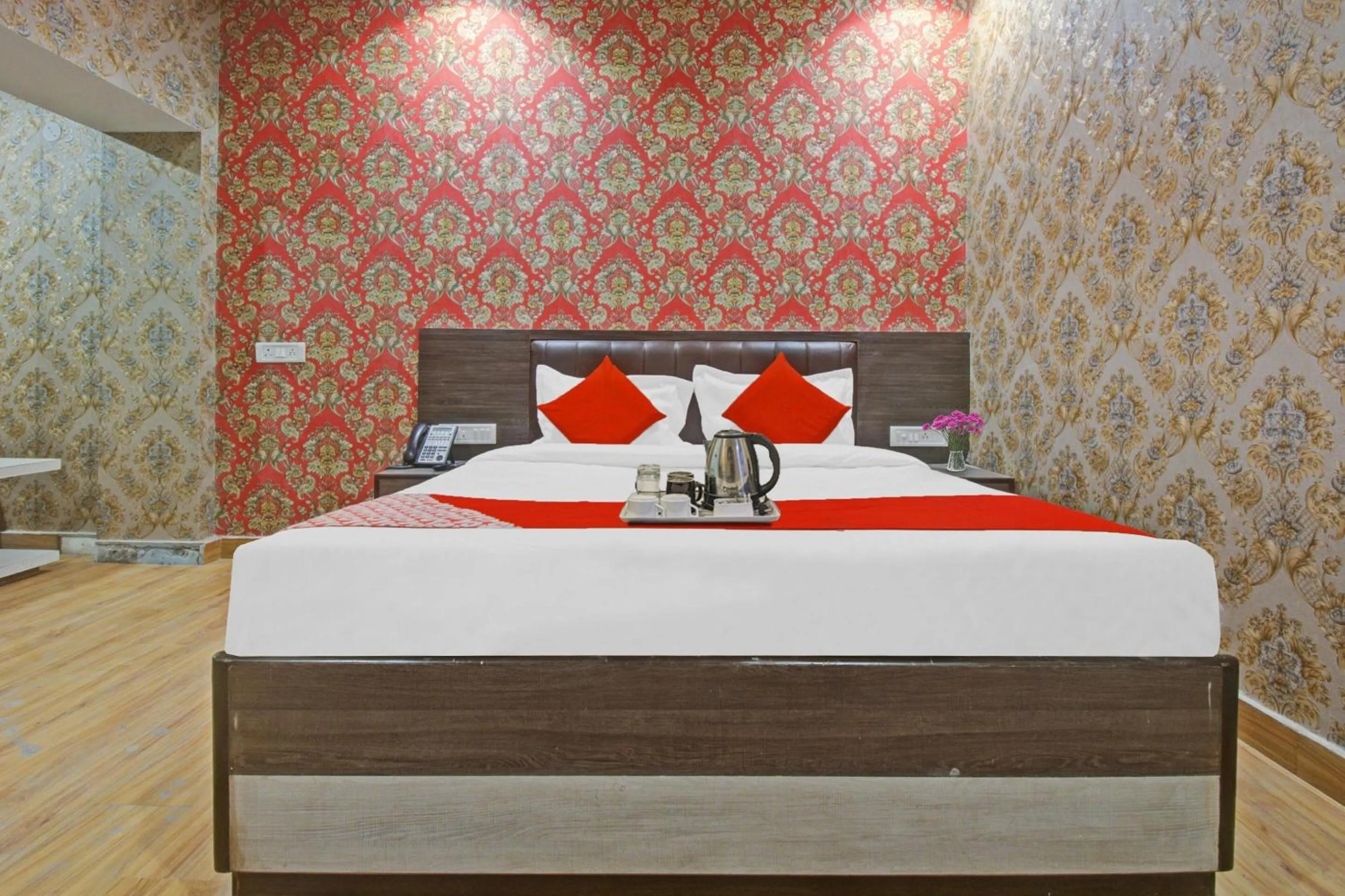 Bedroom in Hotel O Shree Mangalkamna