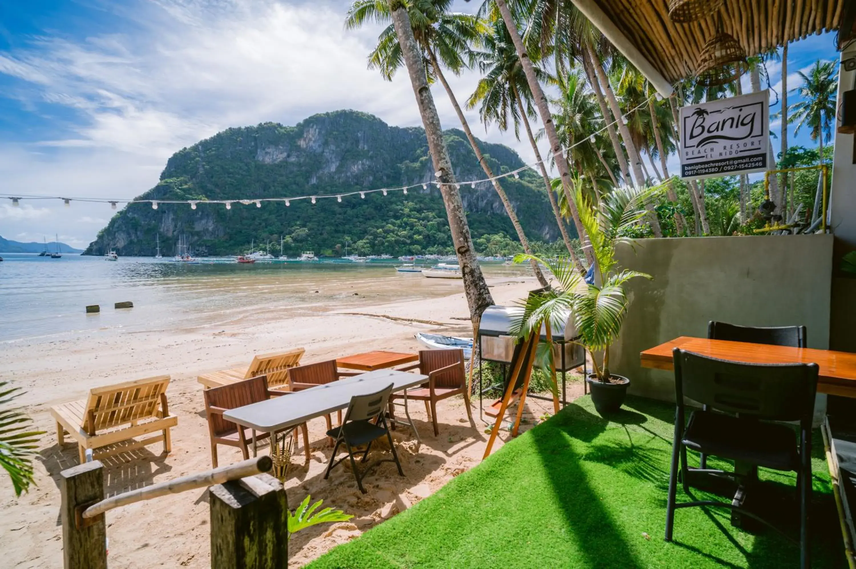 Restaurant/places to eat in Banig Beach Resort El Nido Restaurant/places to eat in Banig Beach Resort El Nido
