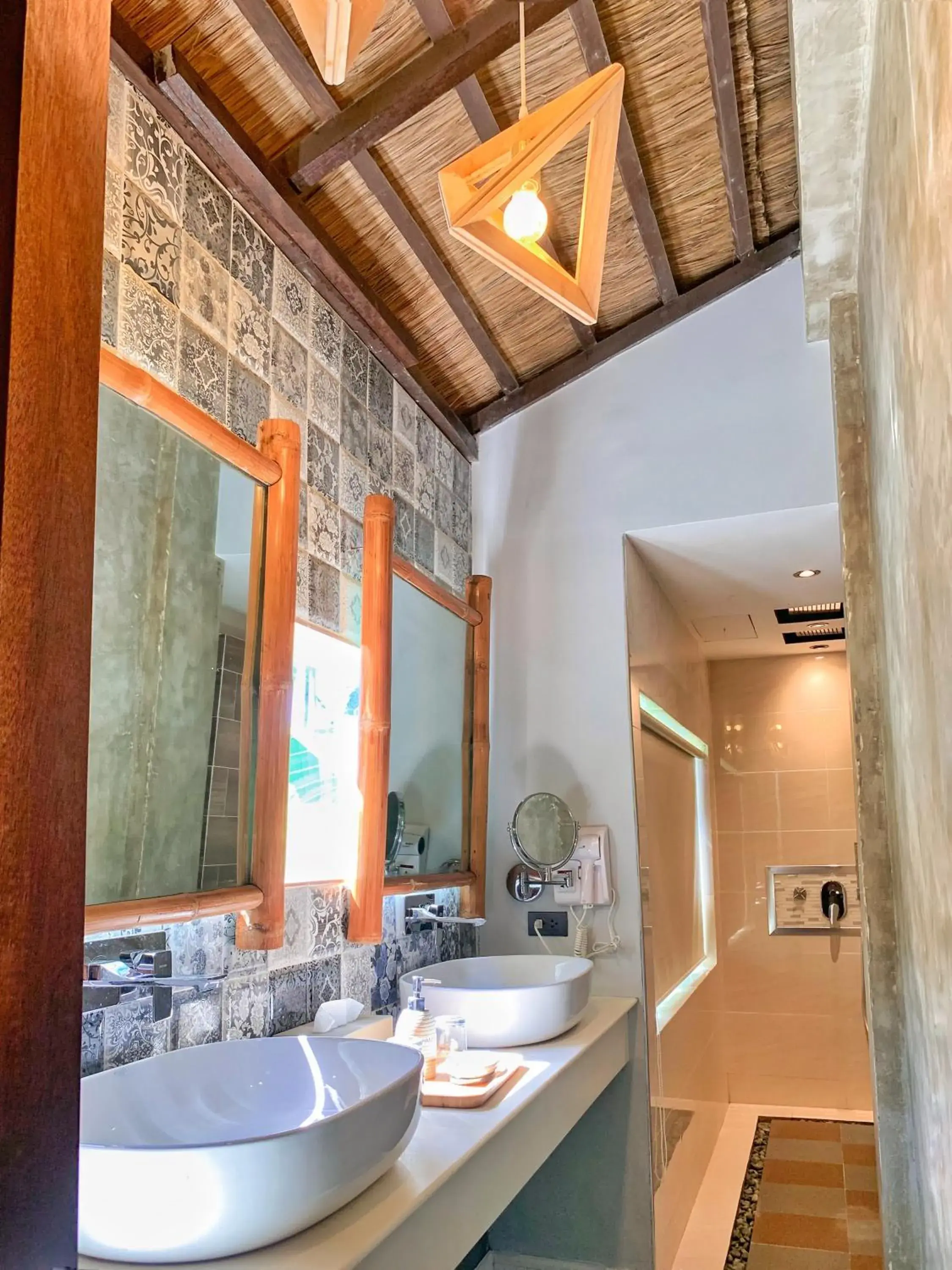 Bathroom in Banig Beach Resort El Nido Bathroom in Banig Beach Resort El Nido