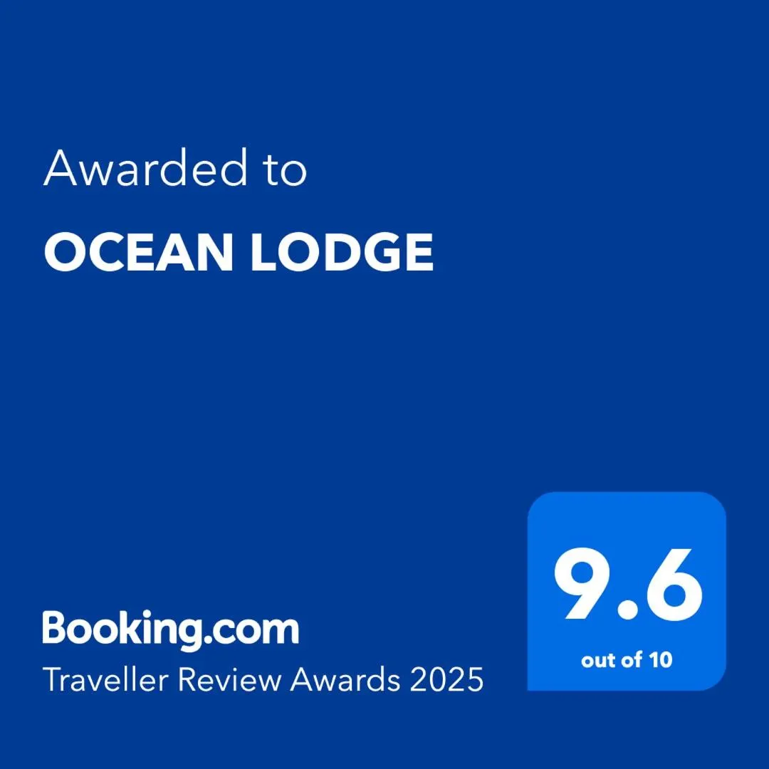 Certificate/Award in OCEAN LODGE