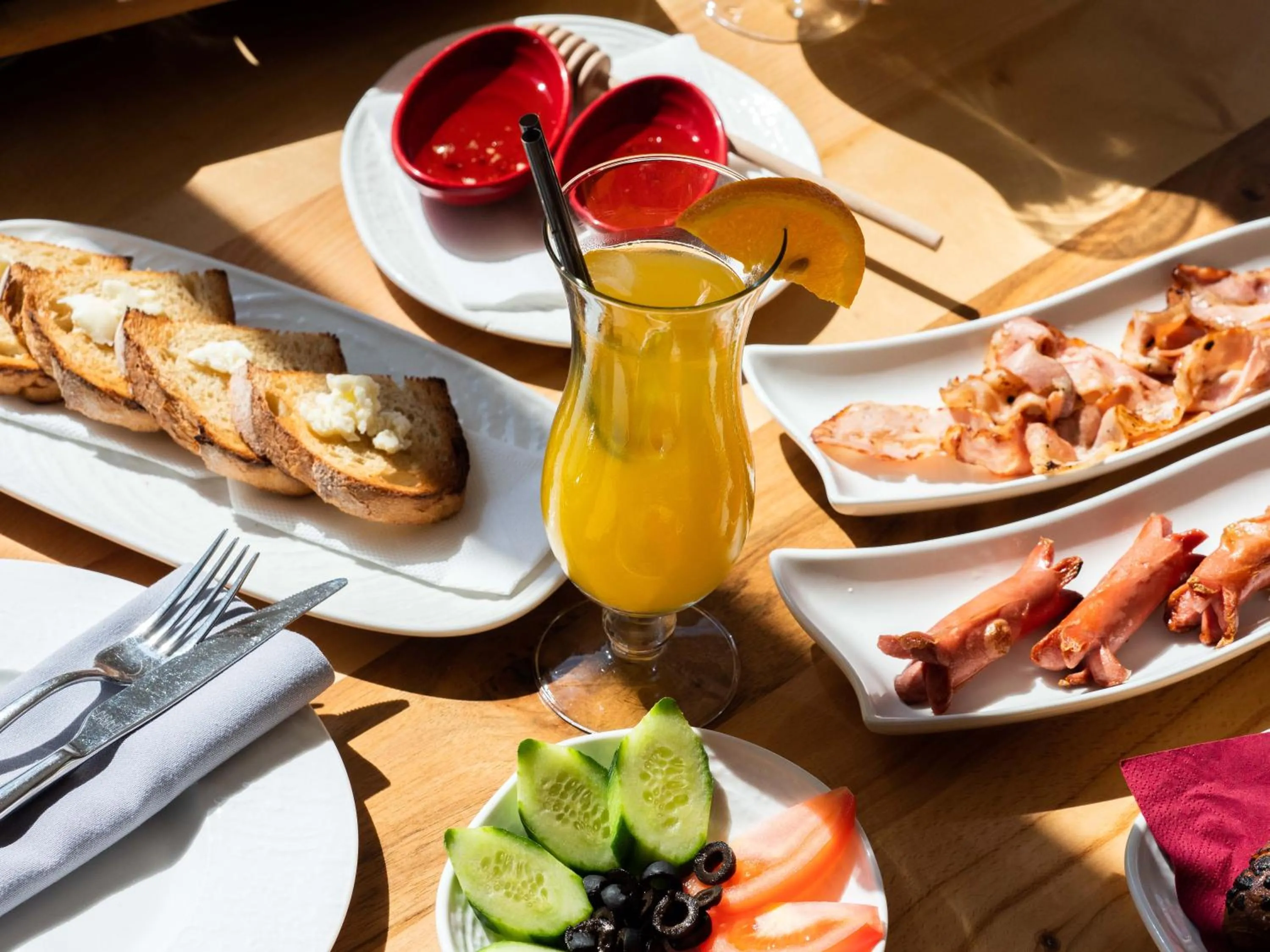 Breakfast in La Brisa Boutique Hotel